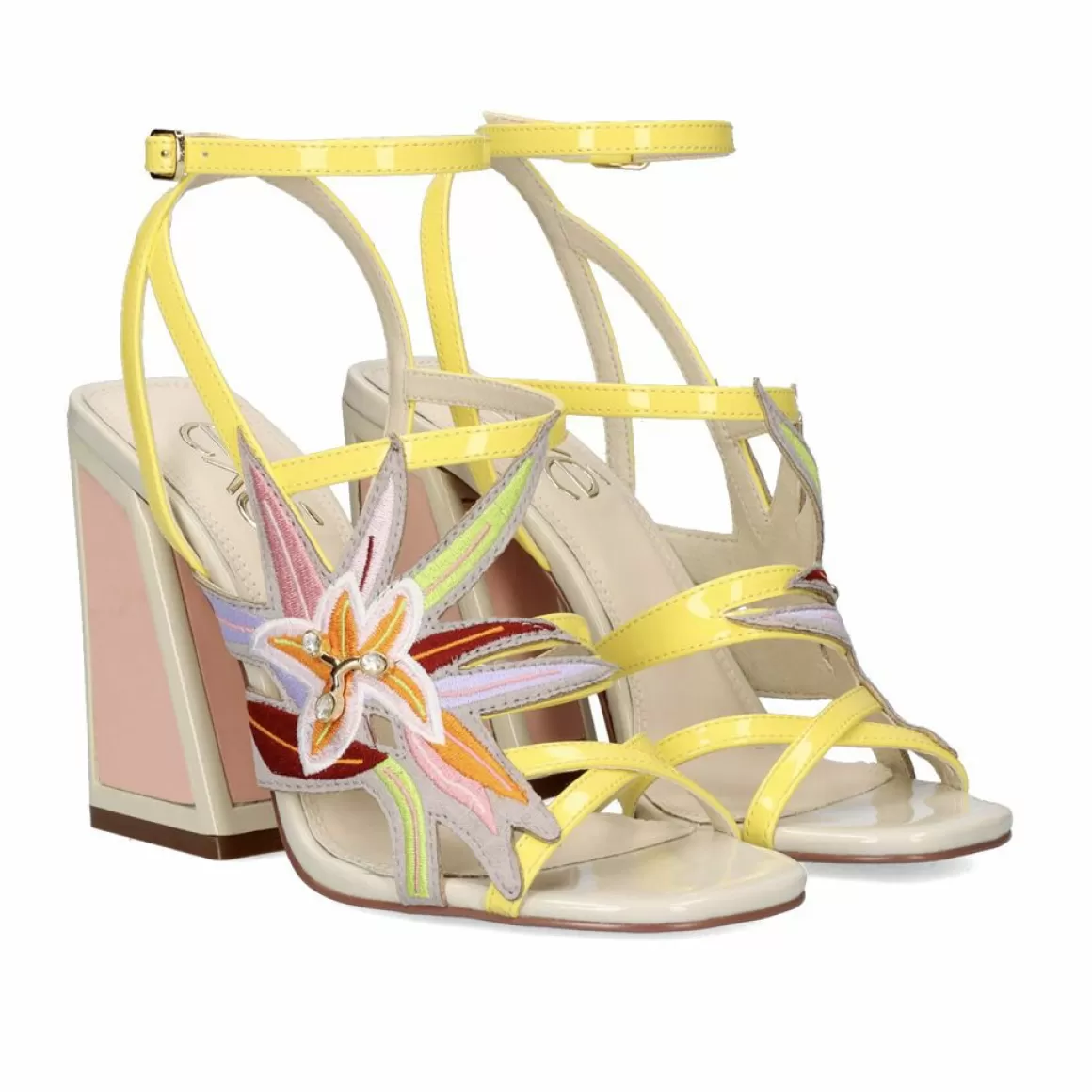 Exe Shoes Sandálias De Salto>Sandalia De Salto Amarelo 23V Dominic-539