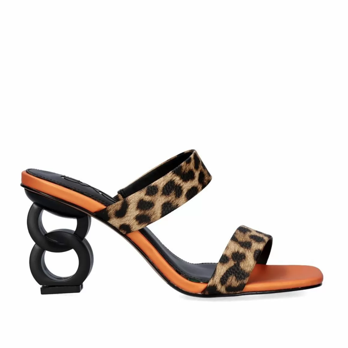 Exe Shoes Sandálias De Salto>Sandalia De Salto Baixo 23V Lilian-162 Leopard