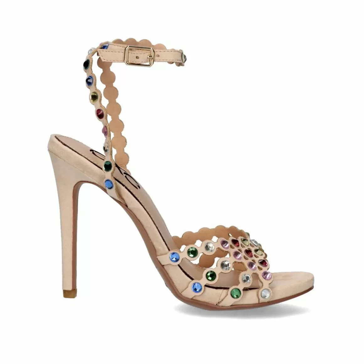 Exe Shoes Sandálias De Salto>Sandalia De Salto Com Pulseira Multicolor Silvia-623
