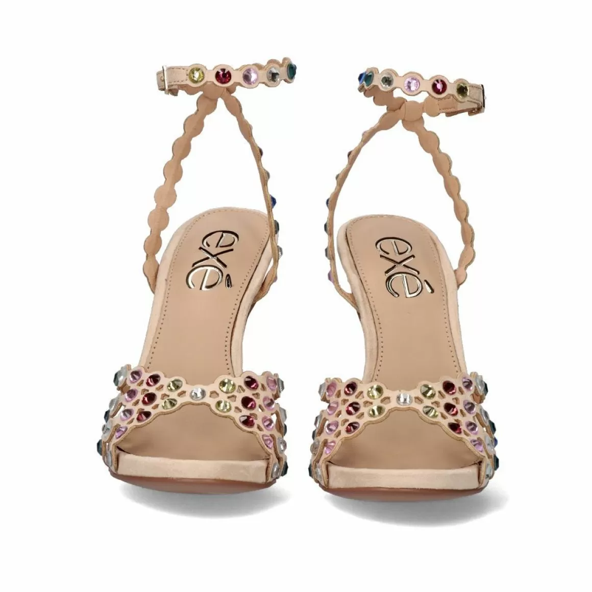 Exe Shoes Sandálias De Salto>Sandalia De Salto Com Pulseira Multicolor Silvia-623