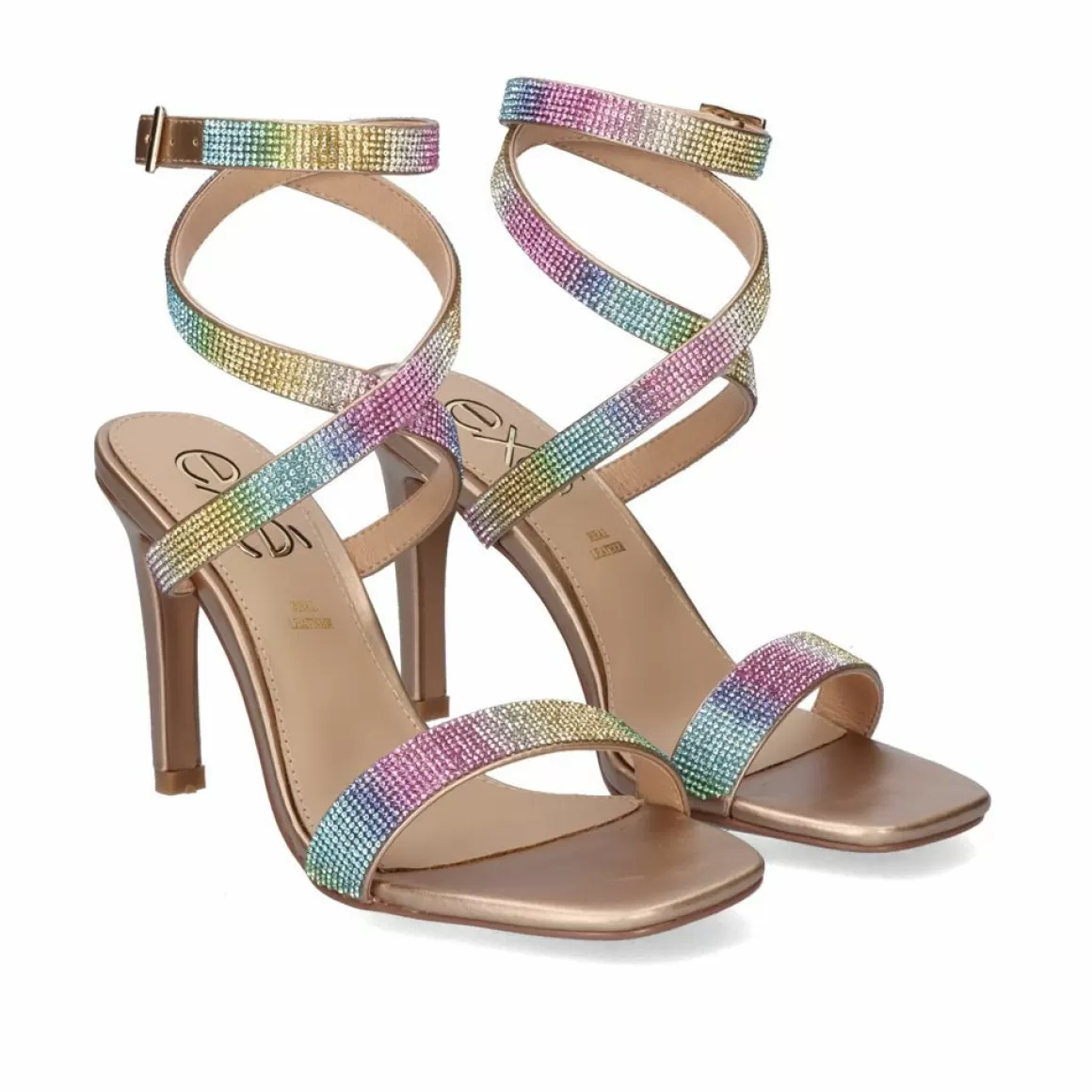 Exe Shoes Sandálias De Salto>Sandalia De Salto Exe Victoria-561 Multicolor