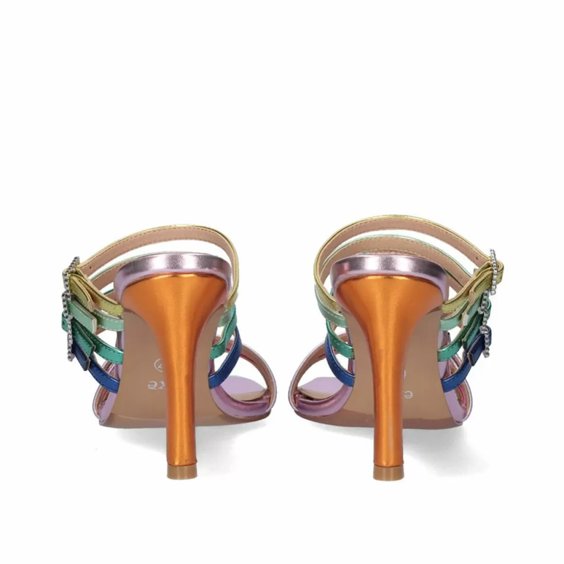 Exe Shoes Sandálias>Sandalia De Salto Exe Victoria -343 Metalic Multicolor