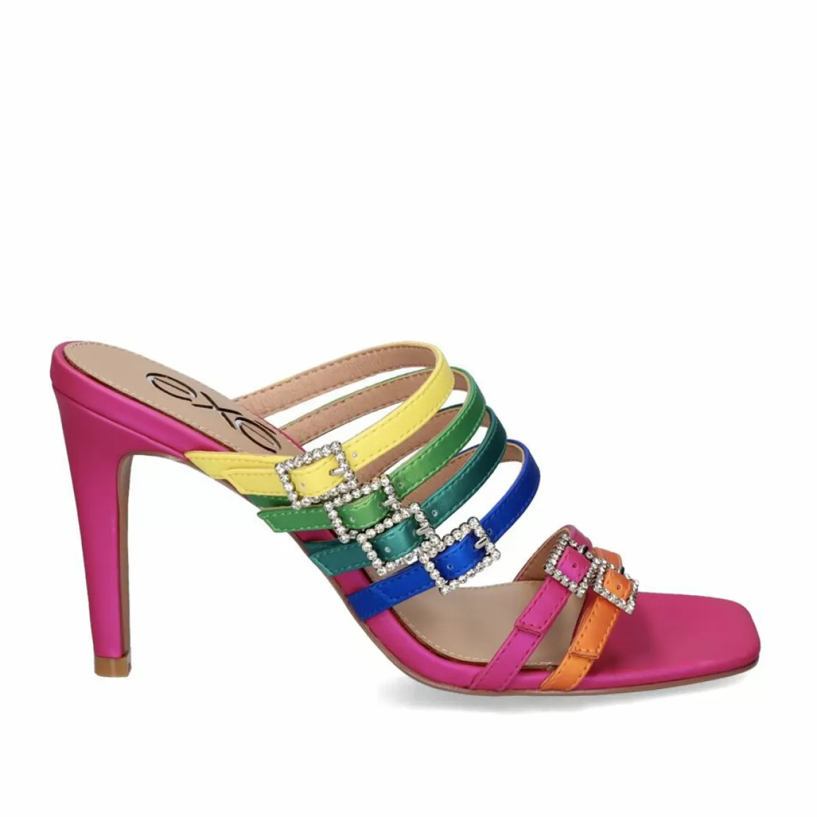 Exe Shoes Sandálias De Salto>Sandalia De Salto Exe Victoria -343 Multicolor