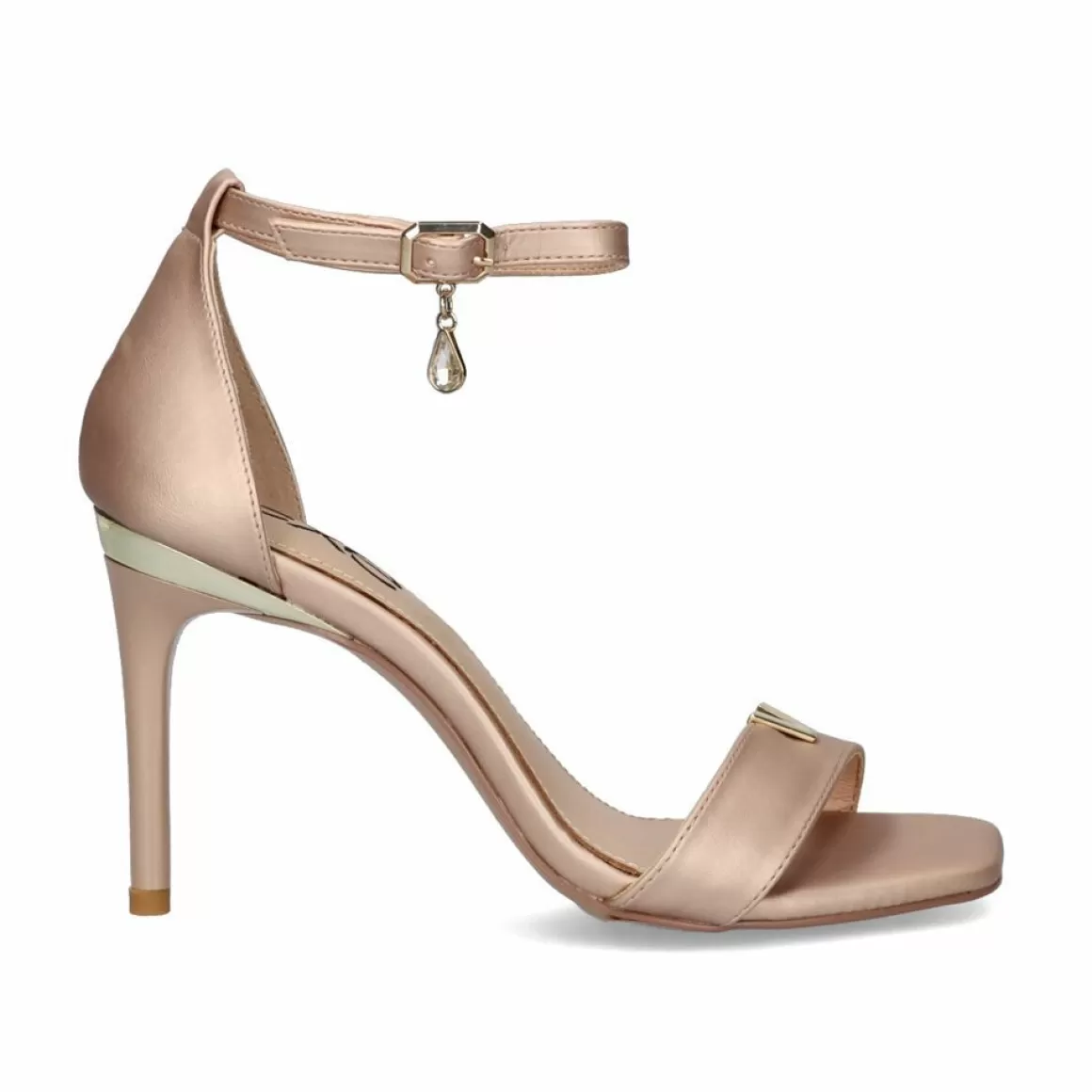 Exe Shoes Sandálias De Salto>Sandalia De Salto Medio Nicole-311 Rosa Dourado