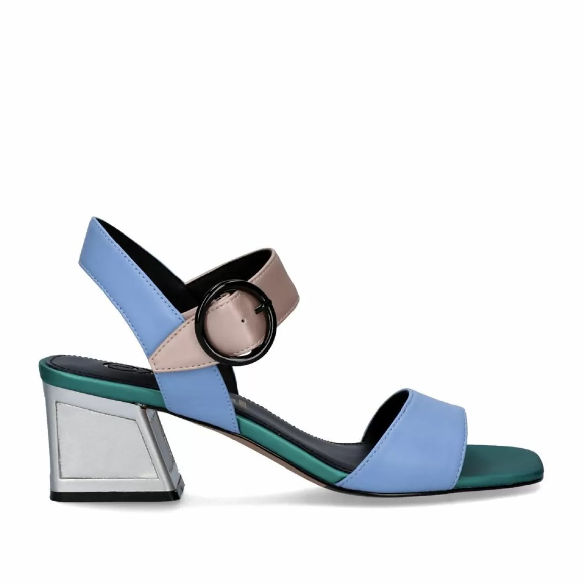 Exe Shoes Sandálias De Salto>Sandalia De Salto Quadrado Luisa-515 Aqua