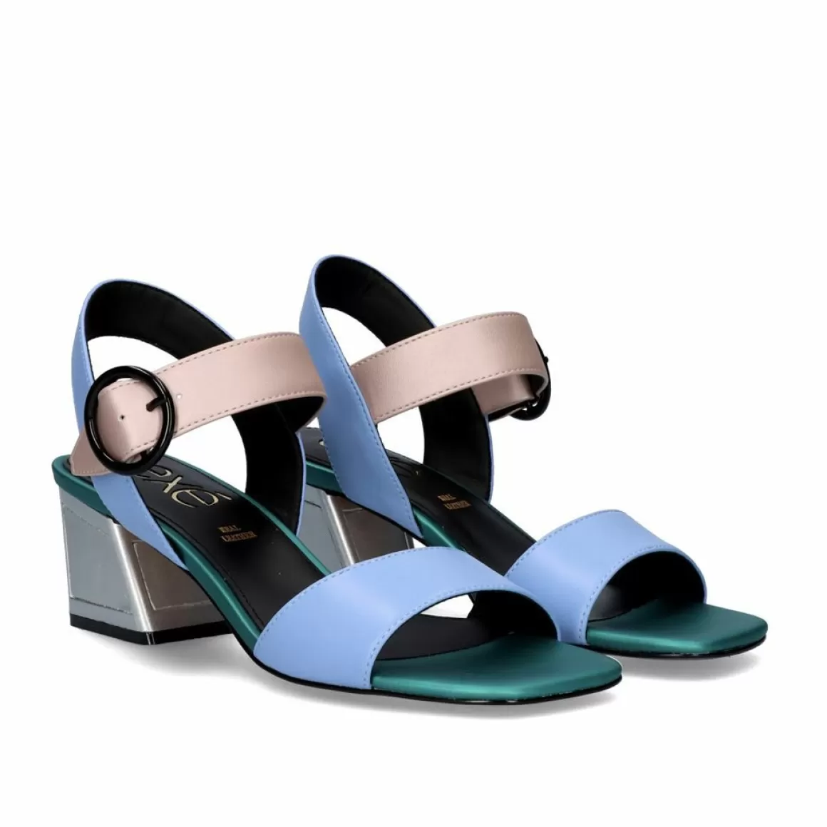Exe Shoes Sandálias De Salto>Sandalia De Salto Quadrado Luisa-515 Aqua
