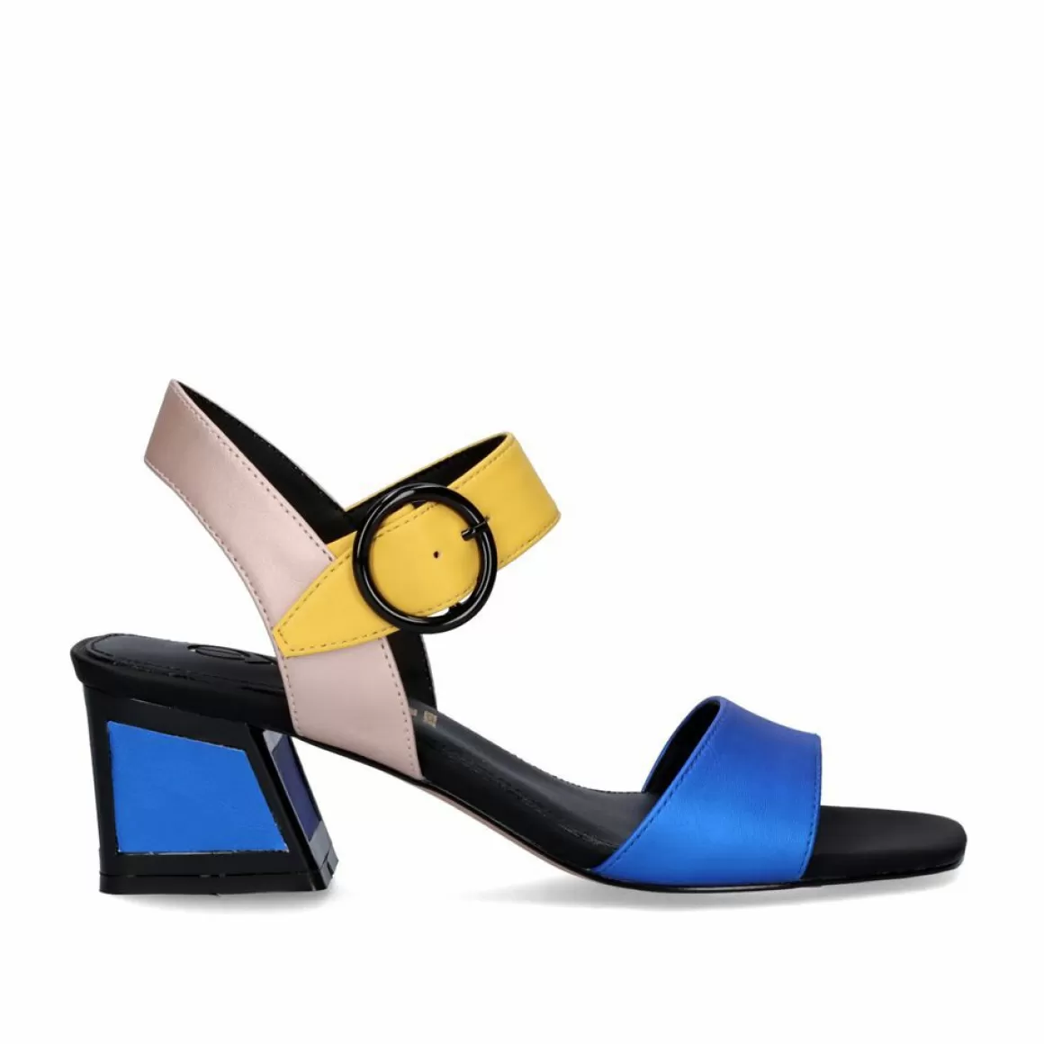 Exe Shoes Sandálias De Salto>Sandalia De Salto Quadrado Luisa-515 Azul