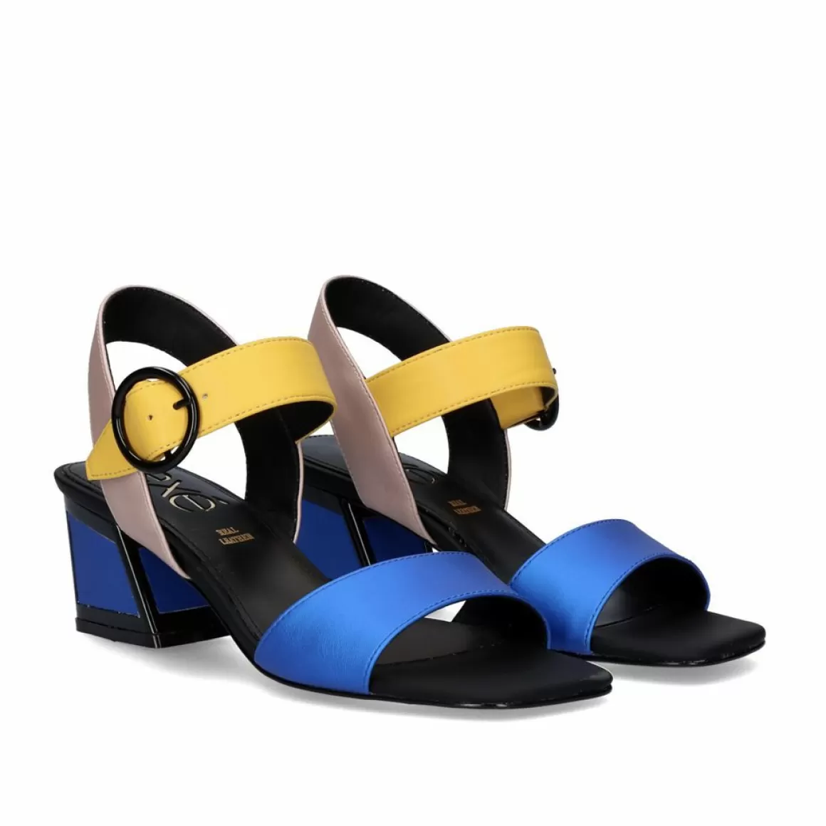 Exe Shoes Sandálias De Salto>Sandalia De Salto Quadrado Luisa-515 Azul