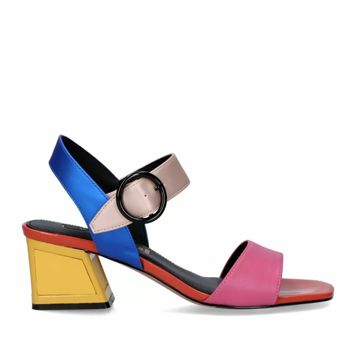 Exe Shoes Sandálias De Salto>Sandalia De Salto Quadrado Luisa-515 Fuxia