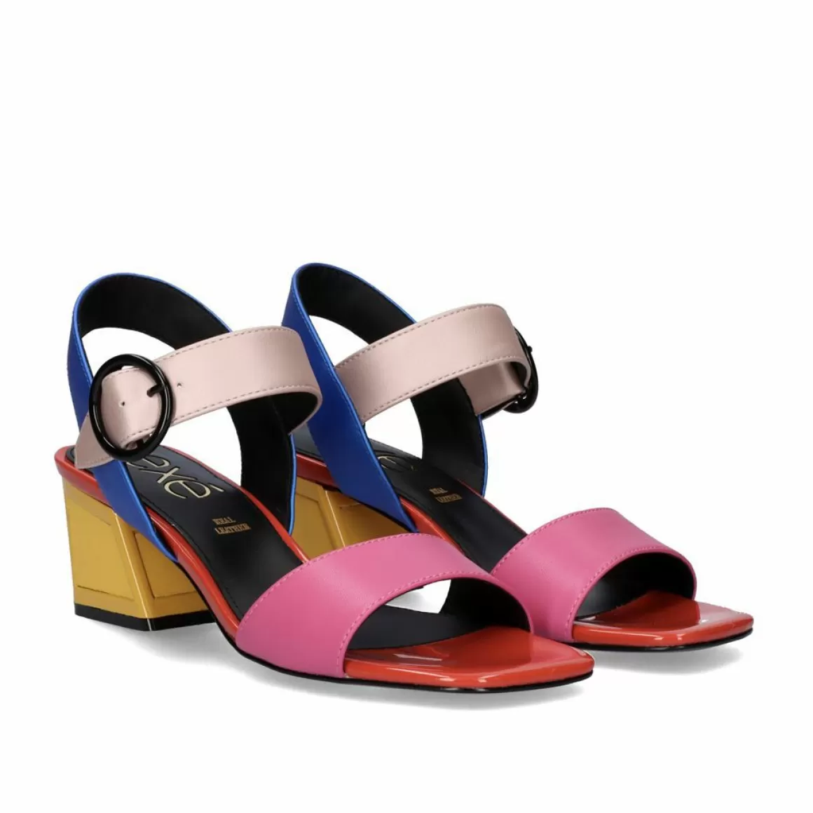 Exe Shoes Sandálias De Salto>Sandalia De Salto Quadrado Luisa-515 Fuxia