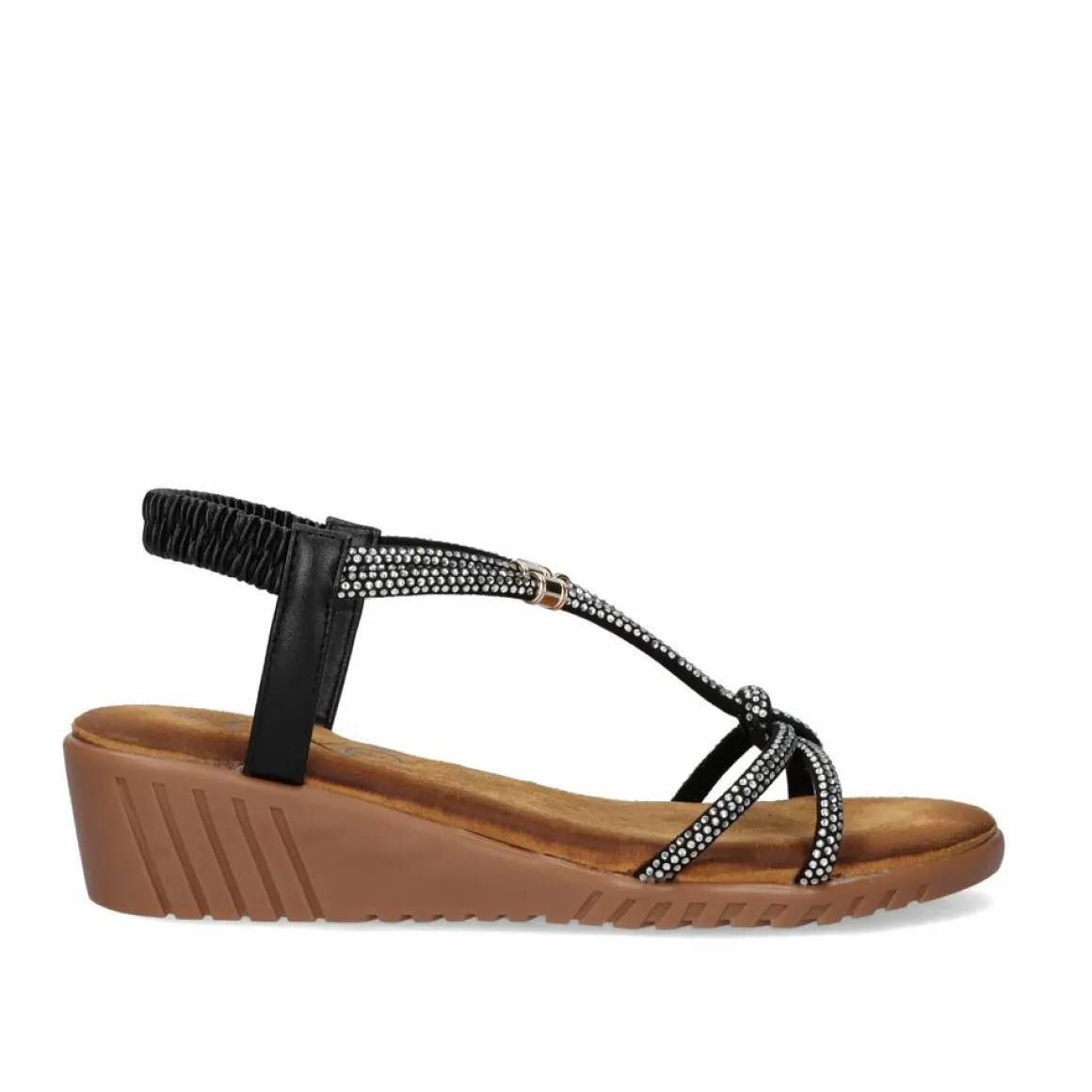 Exe Shoes Sandálias Planas>Sandalia Exe Confort 721-Ex16 Preto