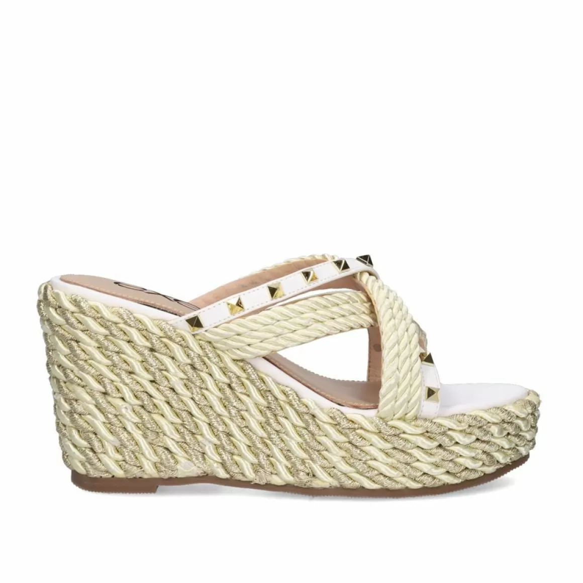 Exe Shoes Cunhas>Sandalia Exe Valeria-055 Branco