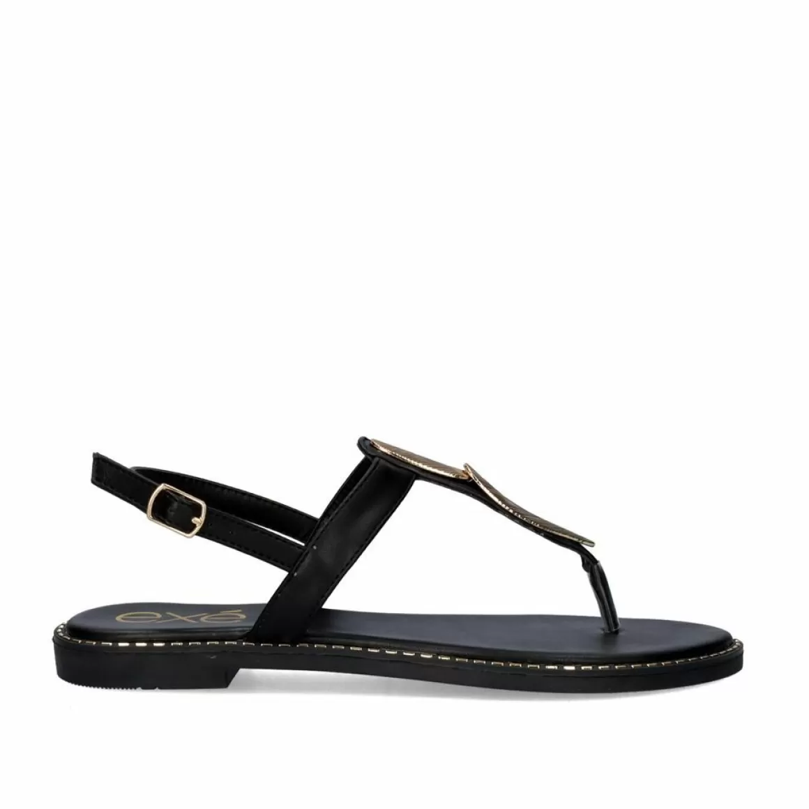 Exe Shoes Sandálias Planas>Sandalia Plana 23V P3375-57 Preto