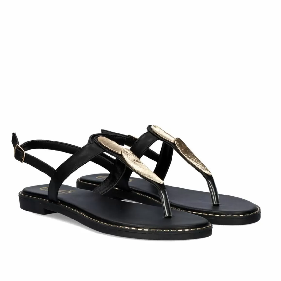 Exe Shoes Sandálias Planas>Sandalia Plana 23V P3375-57 Preto