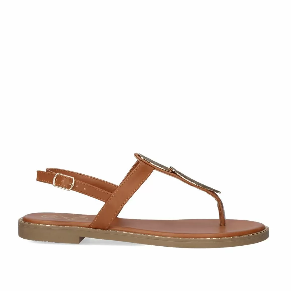 Exe Shoes Sandálias Planas>Sandalia Plana 23V P3375-57 Tan