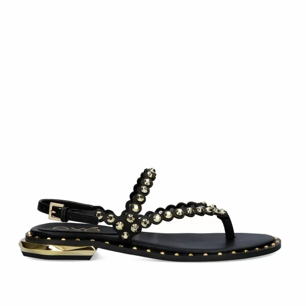 Exe Shoes Sandálias Planas>Sandalia Plana 23V Vf2056-3 Preto