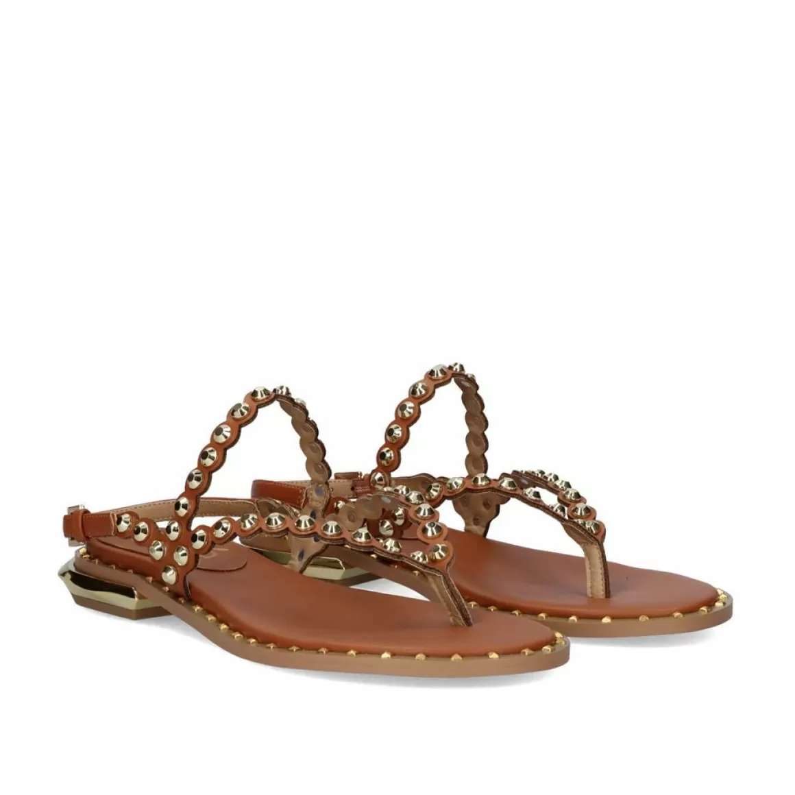Exe Shoes Sandálias Planas>Sandalia Plana 23V Vf2056-3 Tan