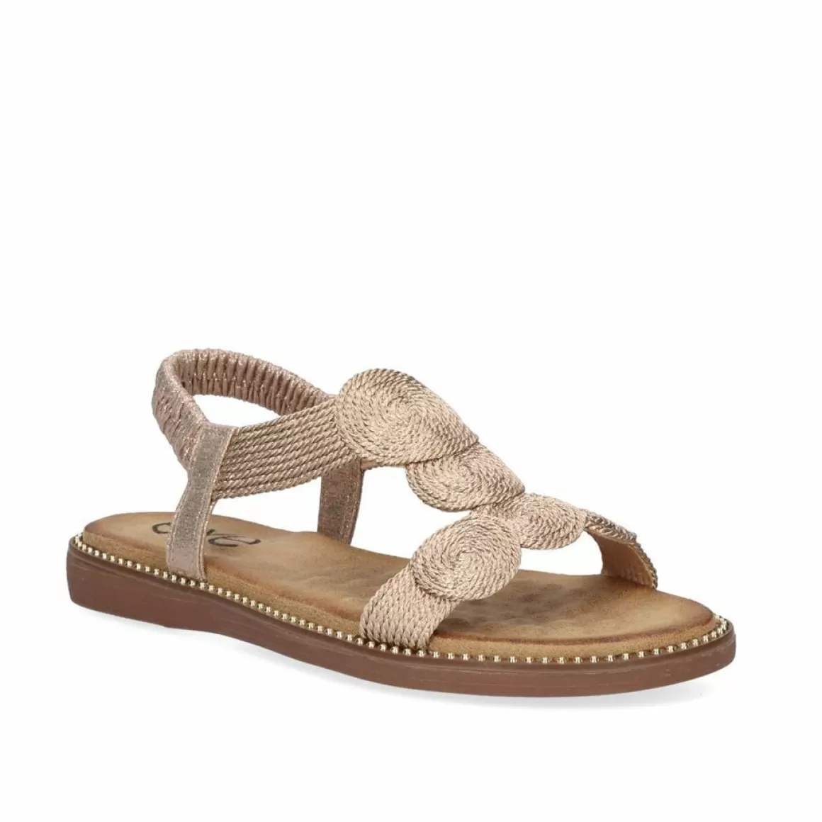Exe Shoes Sandálias Planas>Sandalia Plana 23V Zf1982-E2 Rosa Ouro