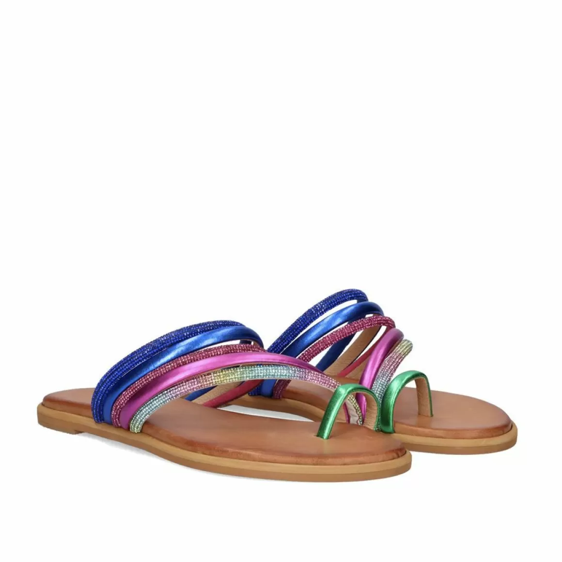 Exe Shoes Sandálias Planas>Sandalia Plana 618 Loris Azul