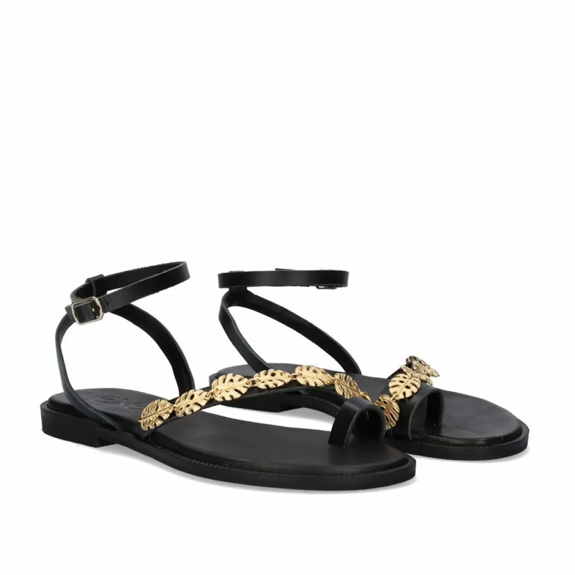 Exe Shoes Sandálias Planas>Sandalia Plana 637 Alicante Preto