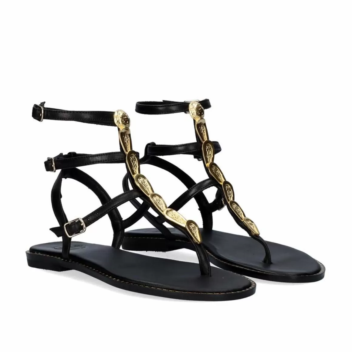 Exe Shoes Sandálias Planas>Sandalia Plana 679 Chios Preto