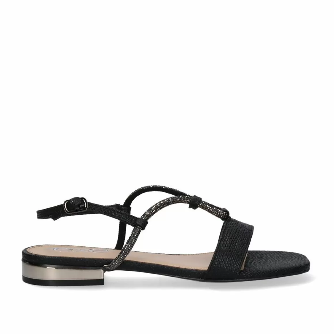 Exe Shoes Sandálias Planas>Sandalia Plana Amelia-495 Pewter