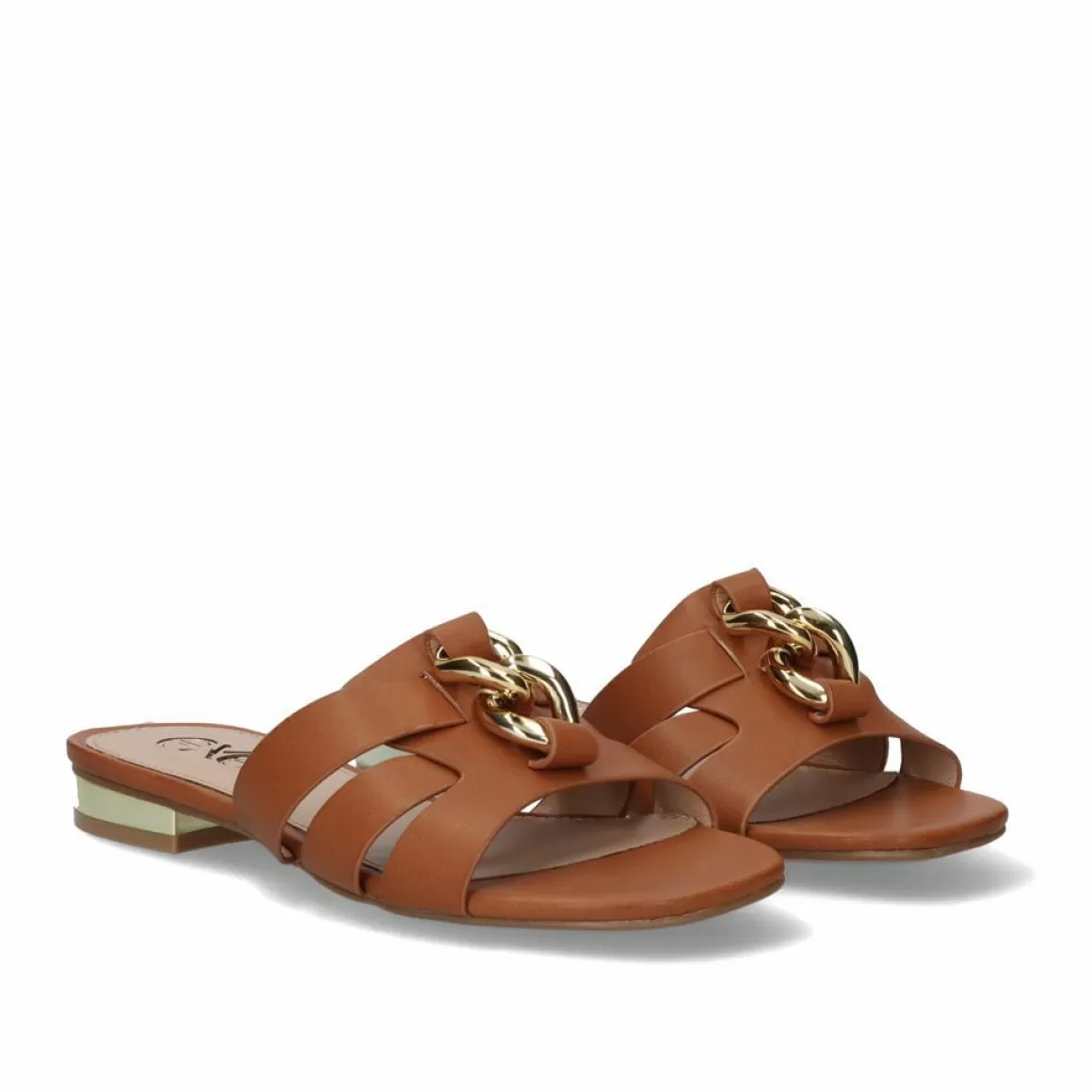 Exe Shoes Sandálias Planas>Sandalia Plana Amelia-641 Tan