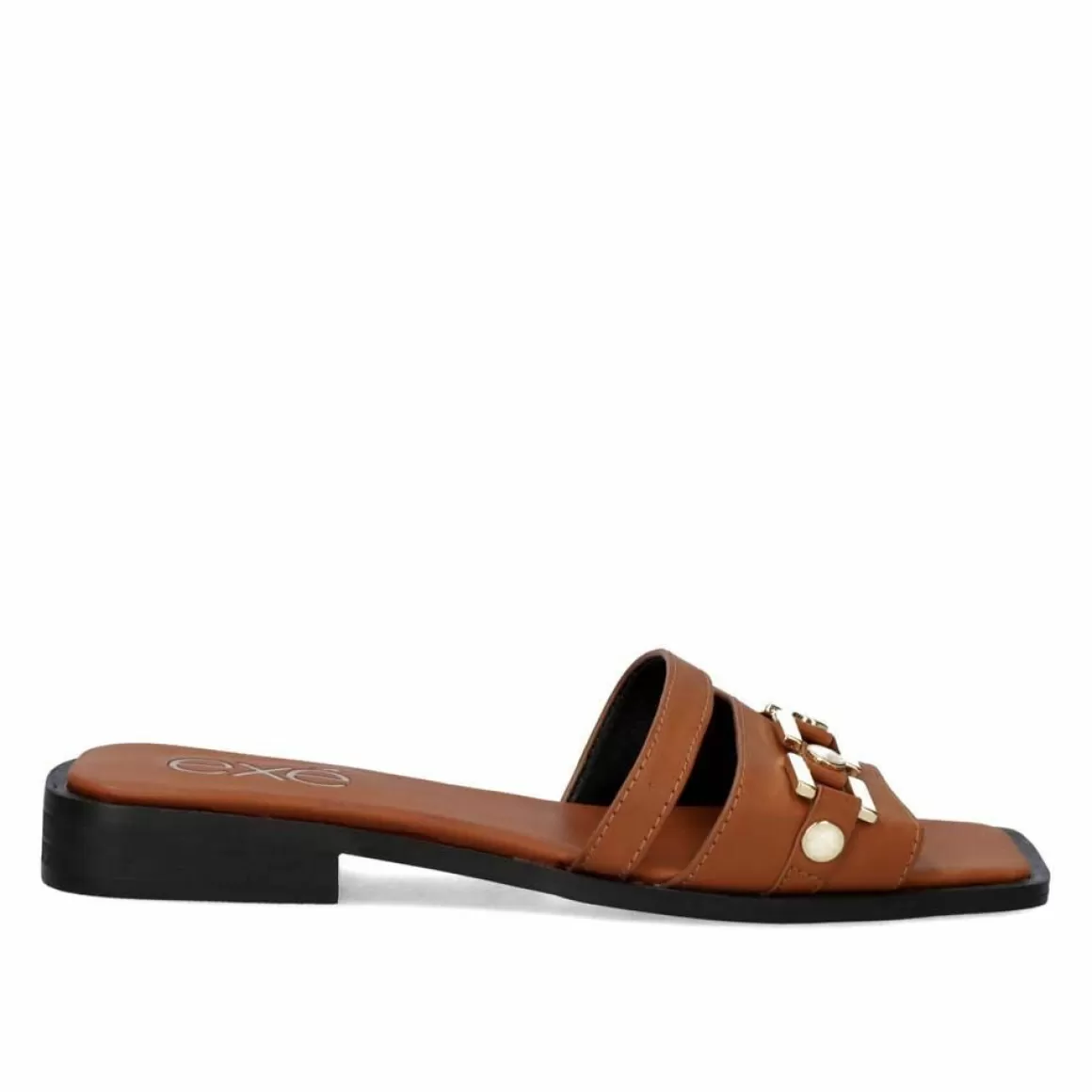 Exe Shoes Sandálias Planas>Sandalia Plana Annie-220 Marrom