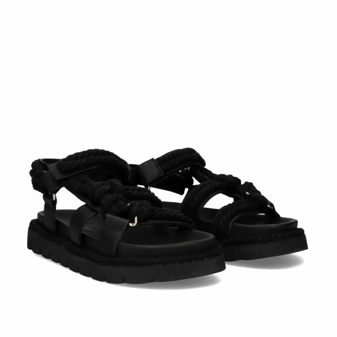 Exe Shoes Sandálias Planas>Sandalia Plana Daphne-780 Preto
