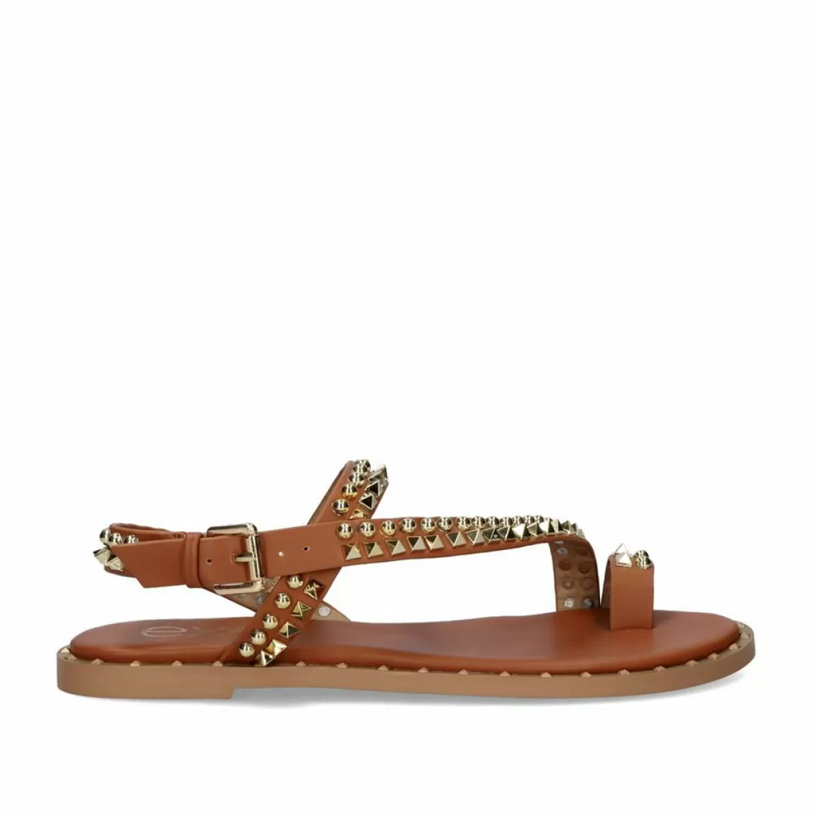 Exe Shoes Sandálias Planas>Sandalia Plana Exe Vf239D-75 Tan