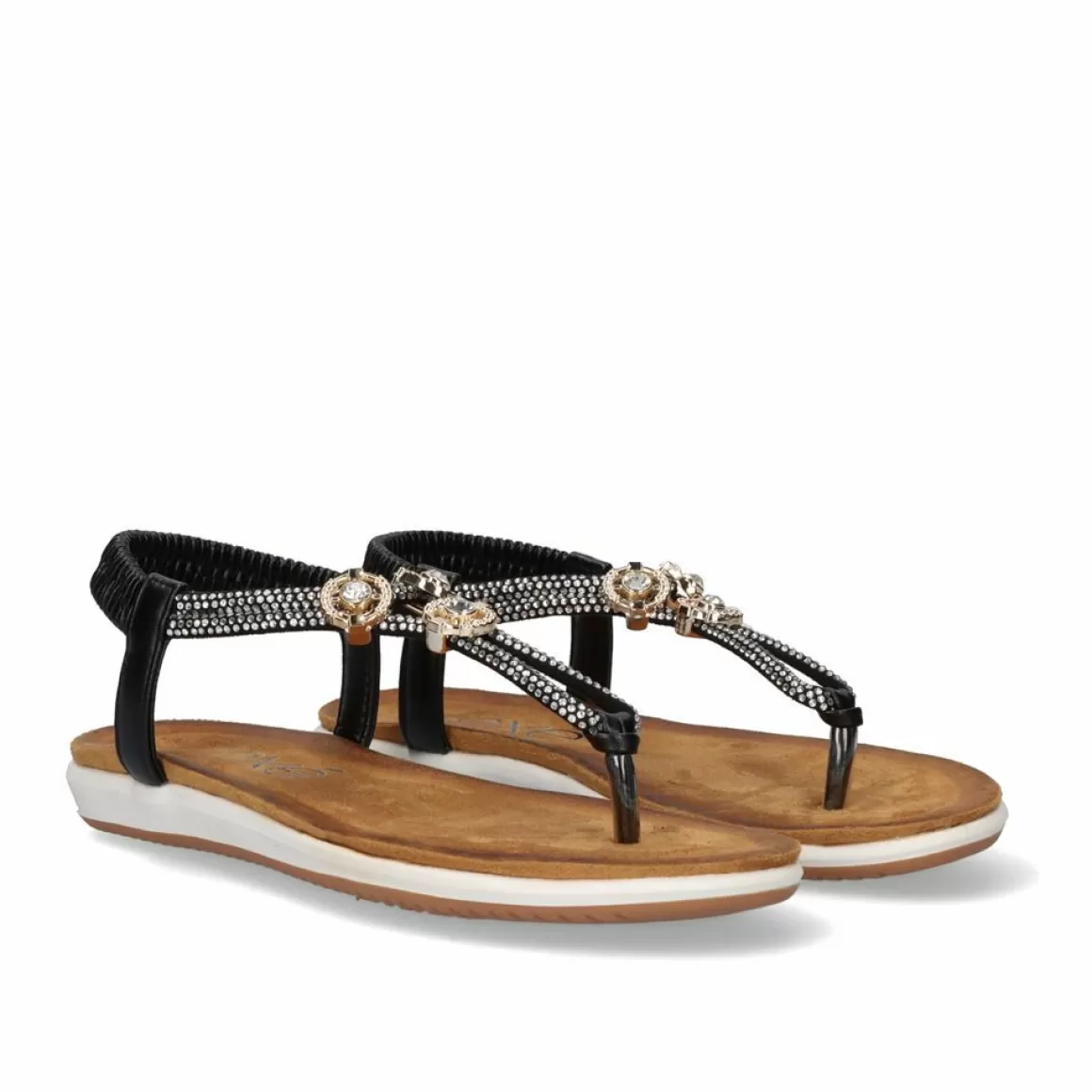 Exe Shoes Sandálias Planas>Sandalia Plana F8043-Ex10 Preto