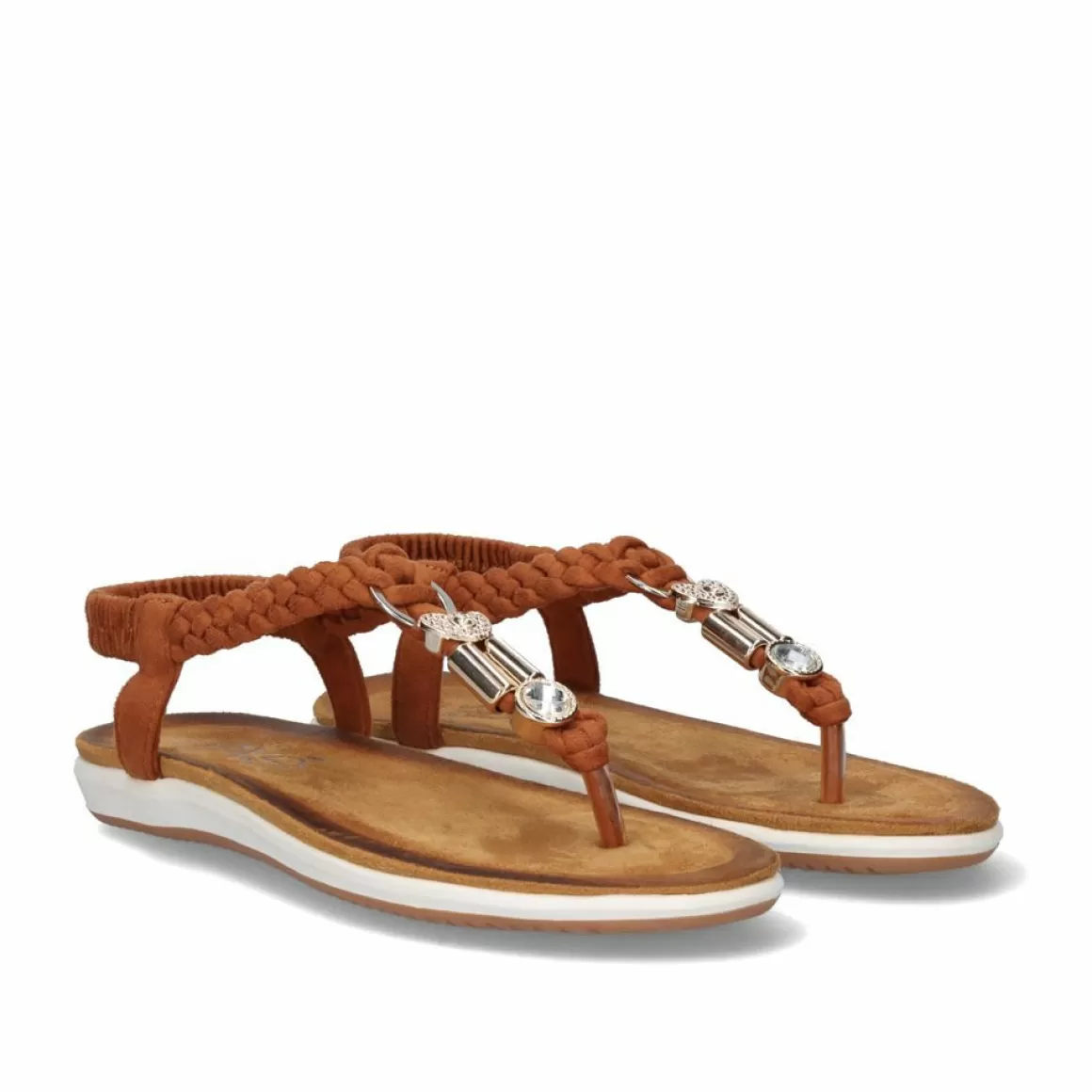 Exe Shoes Sandálias Planas>Sandalia Plana F8043-Ex15 Camel