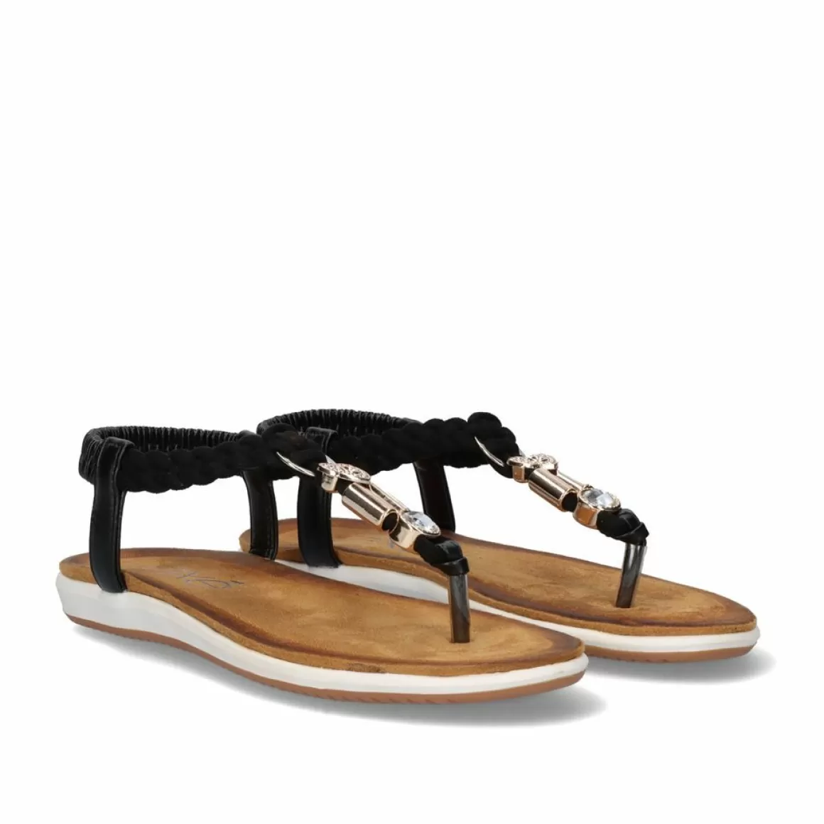 Exe Shoes Sandálias Planas>Sandalia Plana F8043-Ex15 Preto