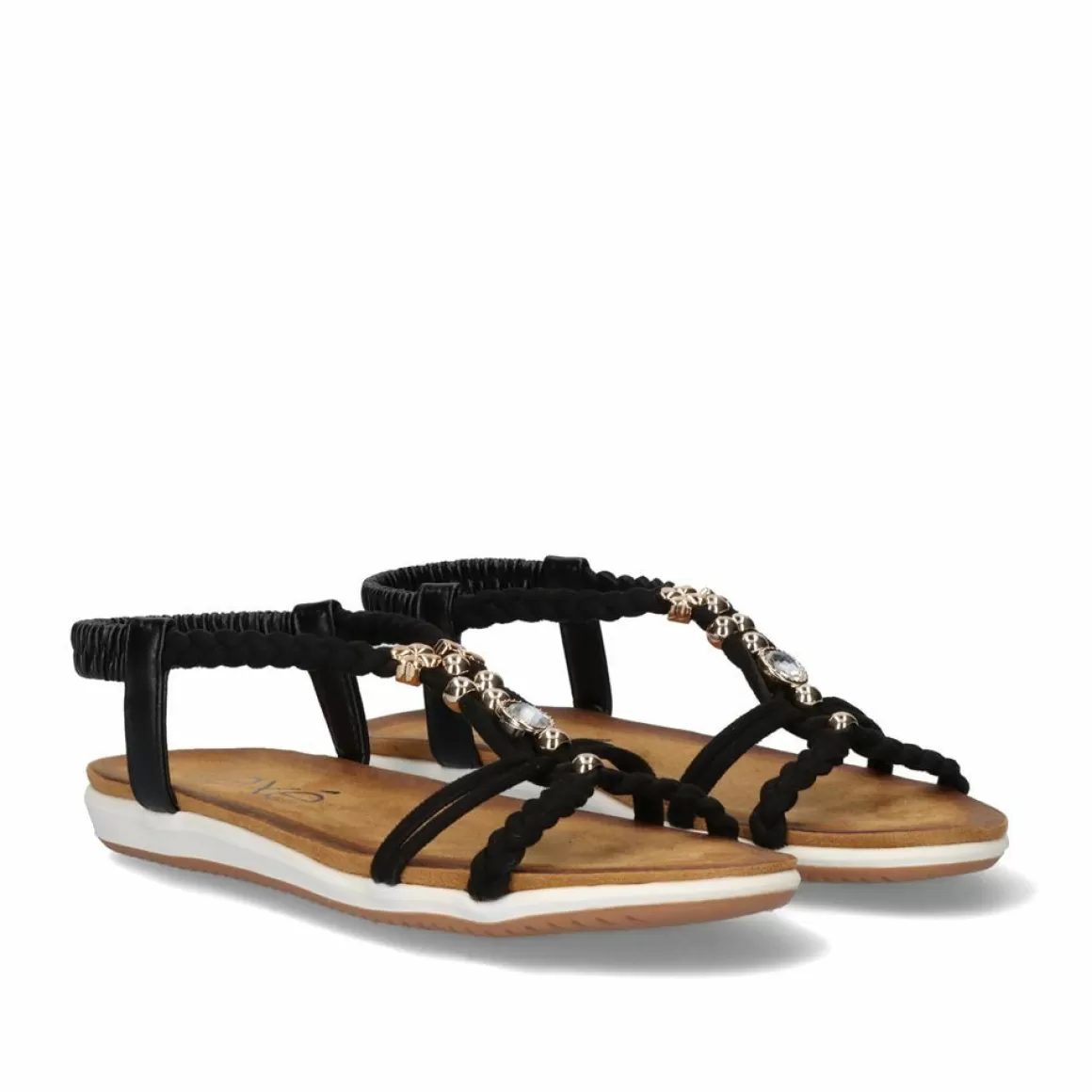 Exe Shoes Sandálias Planas>Sandalia Plana F8043-Ex9 Preto