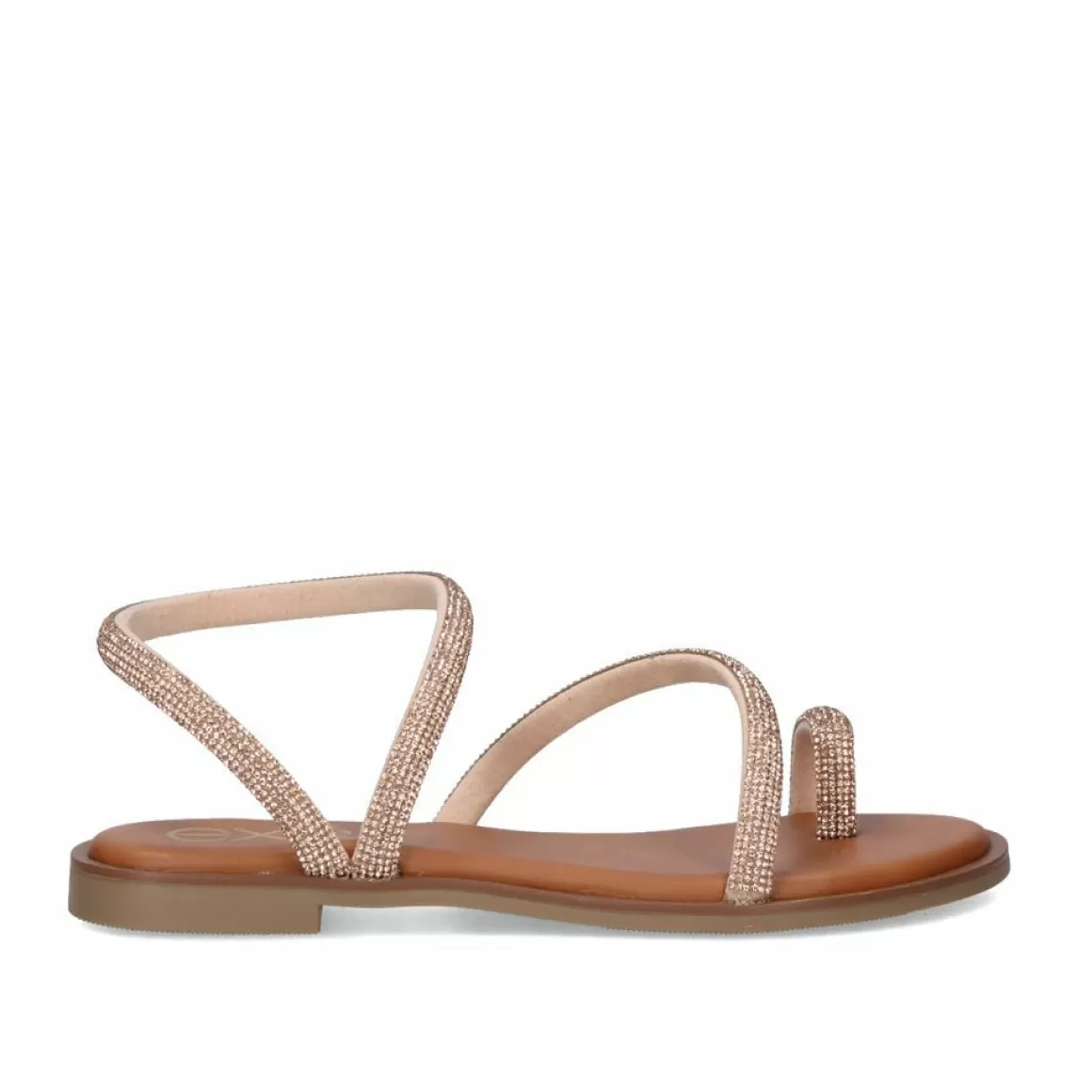 Exe Shoes Sandálias Planas>Sandalia Plana P3300-1063 Rose Gold