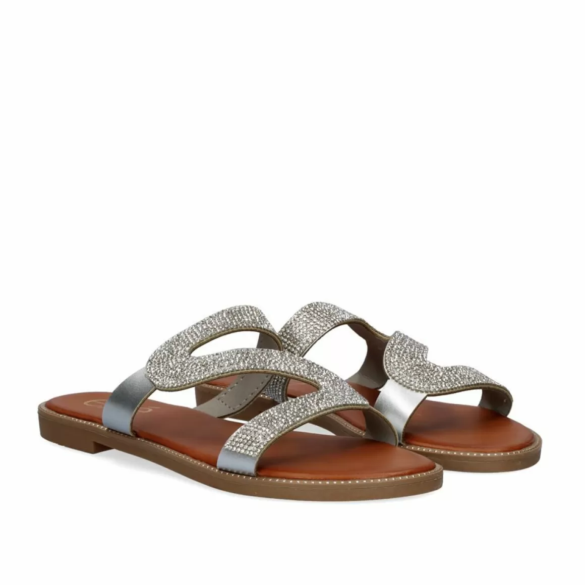 Exe Shoes Sandálias Planas>Sandalia Plana P3374-337 Prata