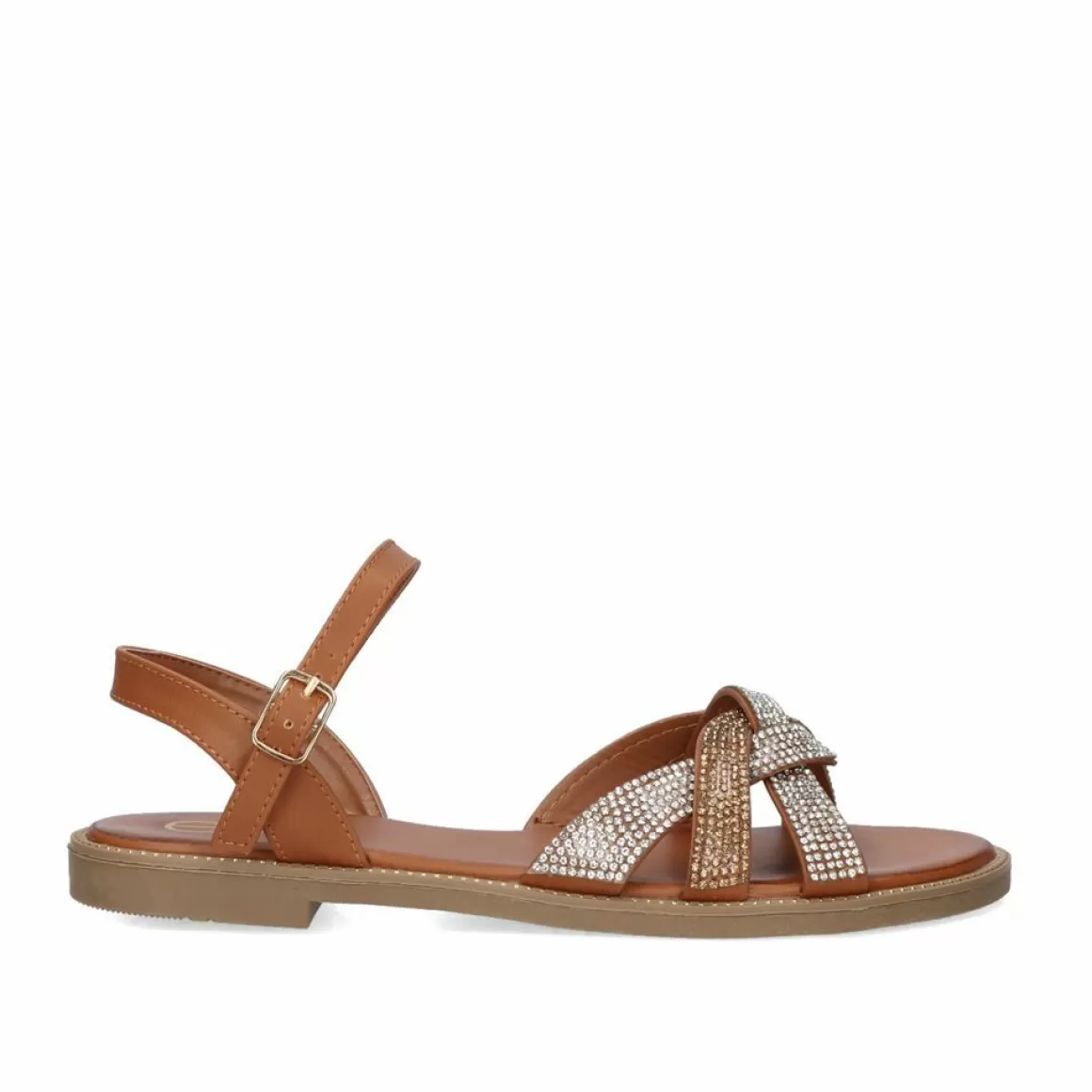 Exe Shoes Sandálias Planas>Sandalia Plana P3374-417 Camel