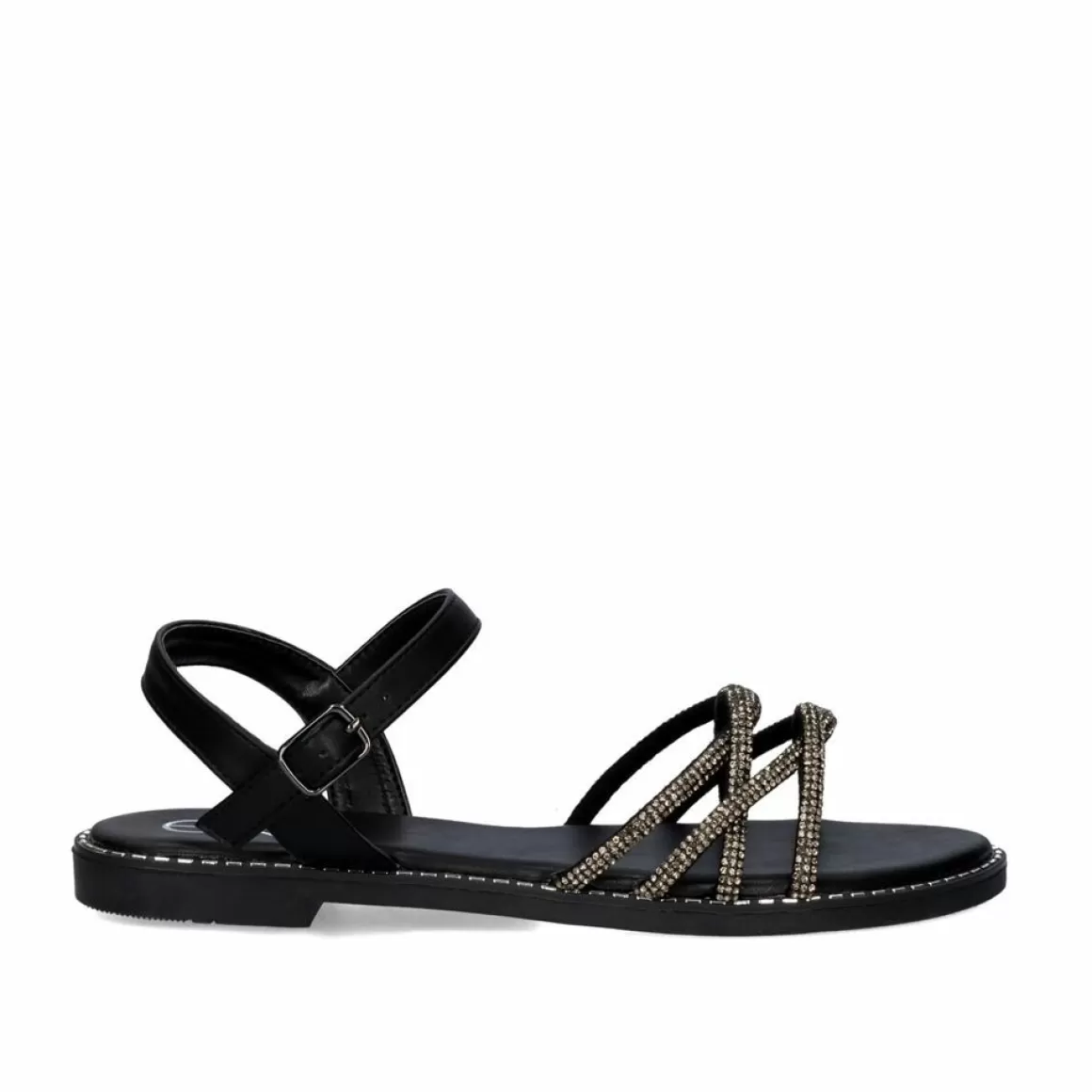 Exe Shoes Sandálias Planas>Sandalia Plana P3375-75 Preto