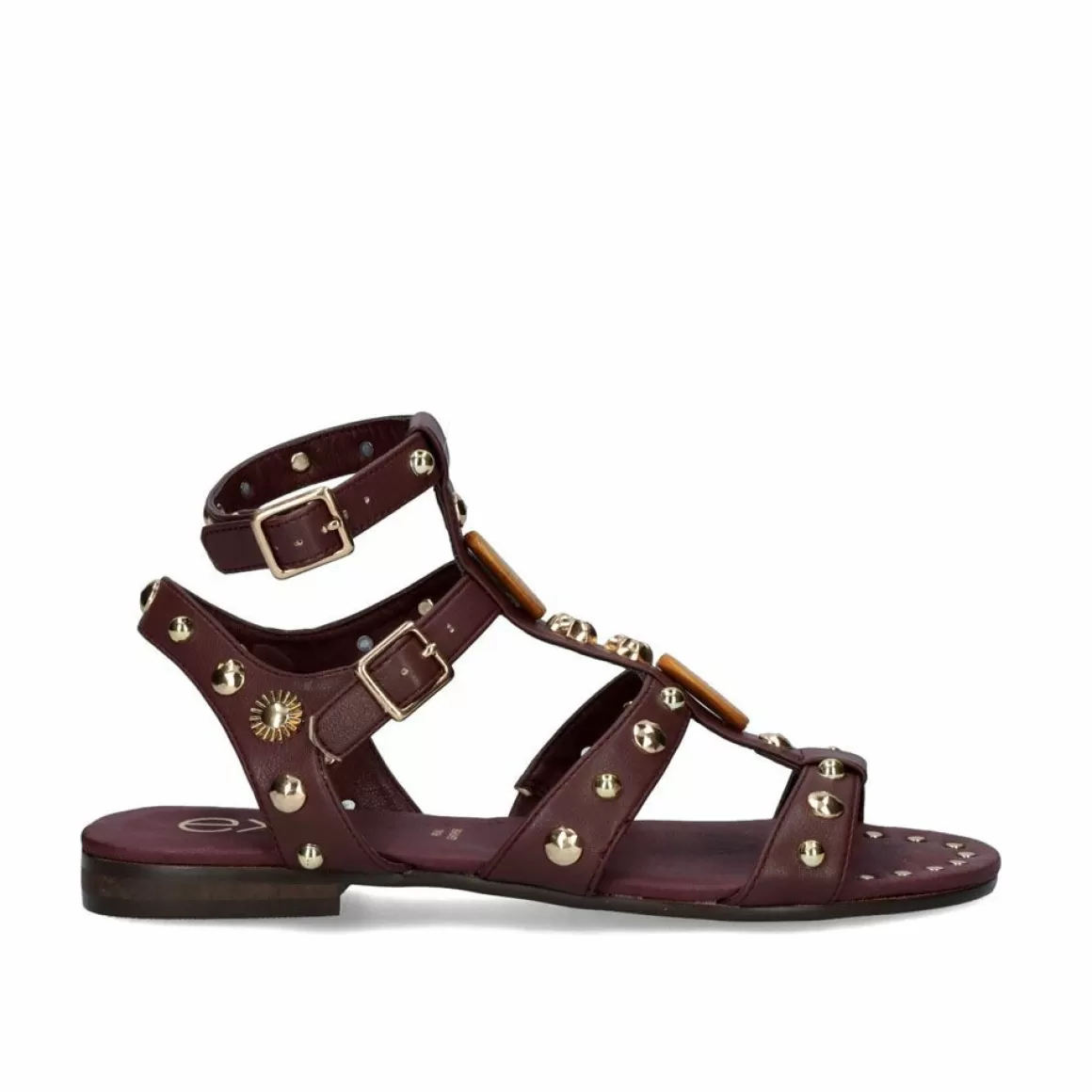 Exe Shoes Sandálias Planas>Sandalia Plana Vf1180B-7 Chocolate
