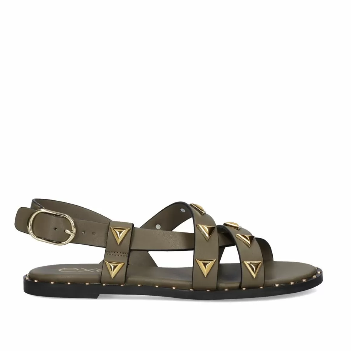 Exe Shoes Sandálias Planas>Sandalia Plana Vf239-73 Caqui