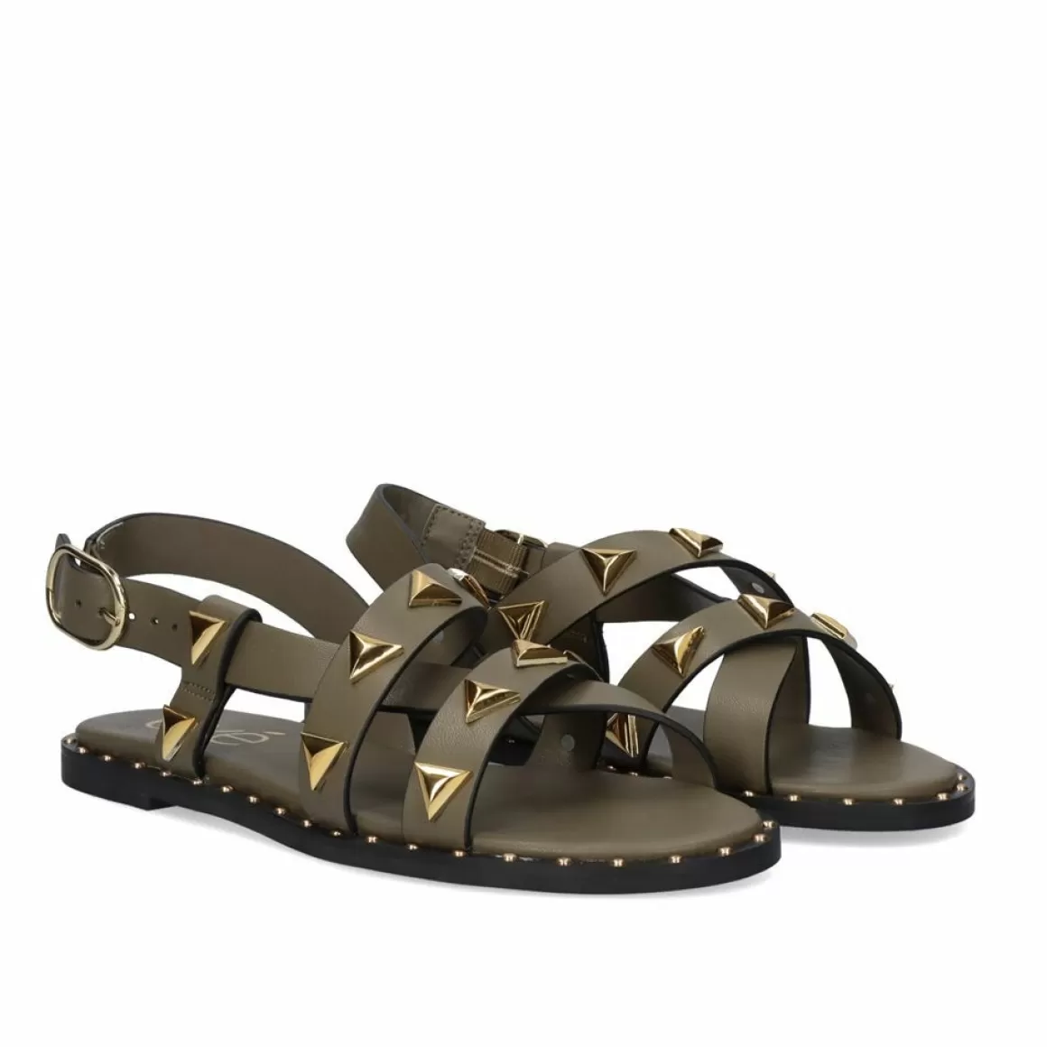 Exe Shoes Sandálias Planas>Sandalia Plana Vf239-73 Caqui