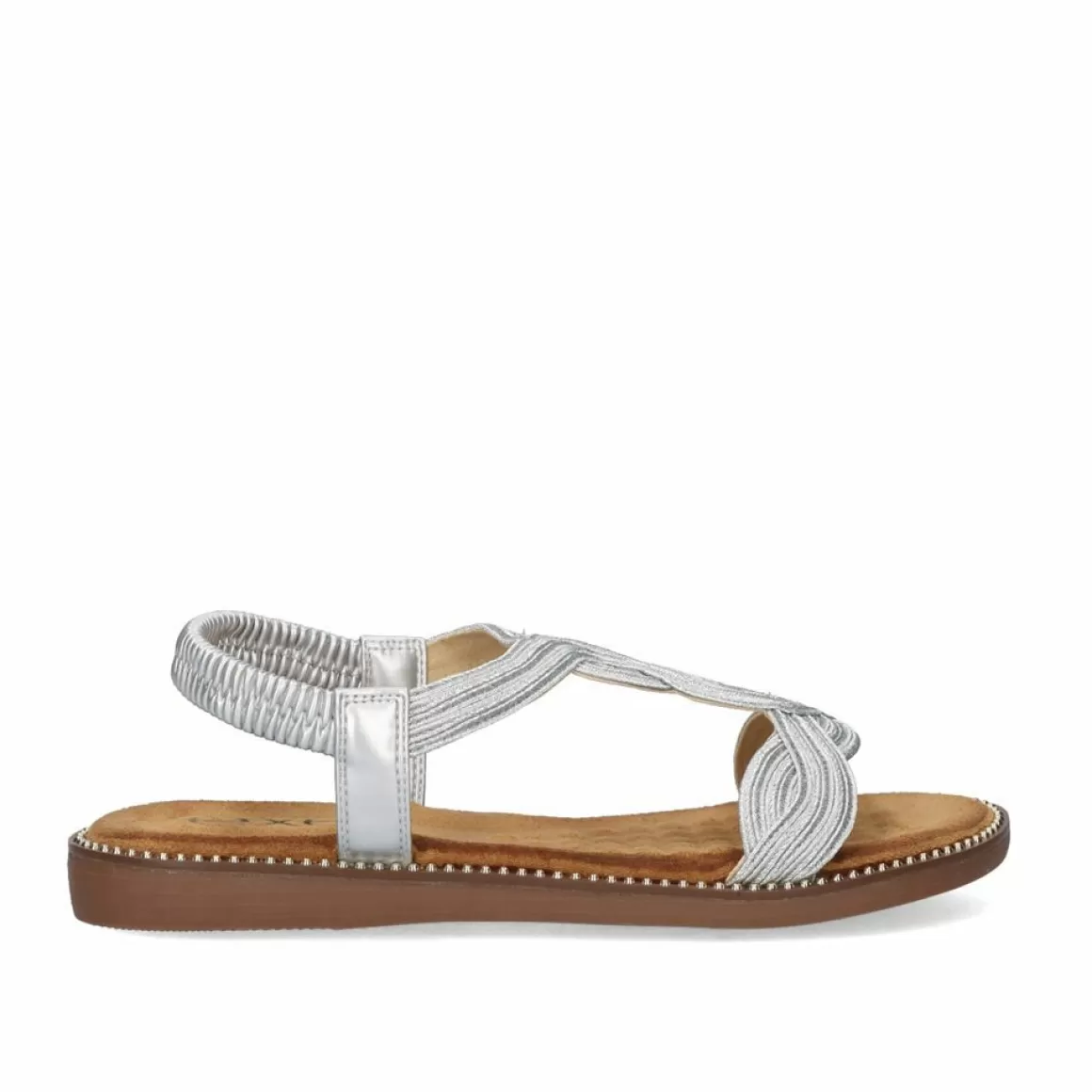 Exe Shoes Sandálias Planas>Sandalia Plana Zf1982-F6 Prata