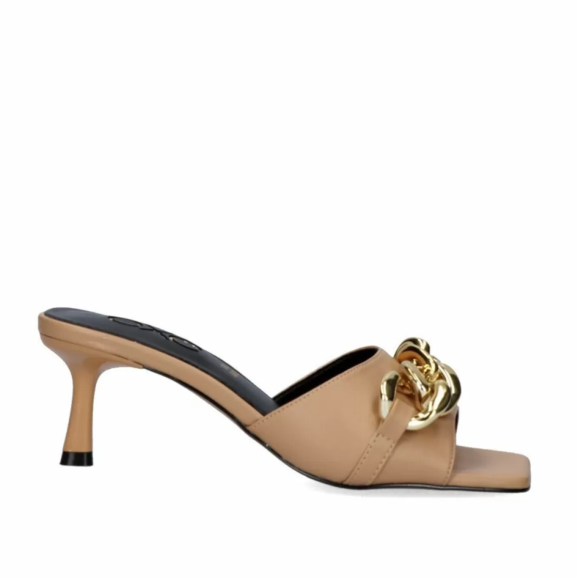 Exe Shoes Sandálias De Salto>Sandalia Salto Baixo Betta-300 Camel