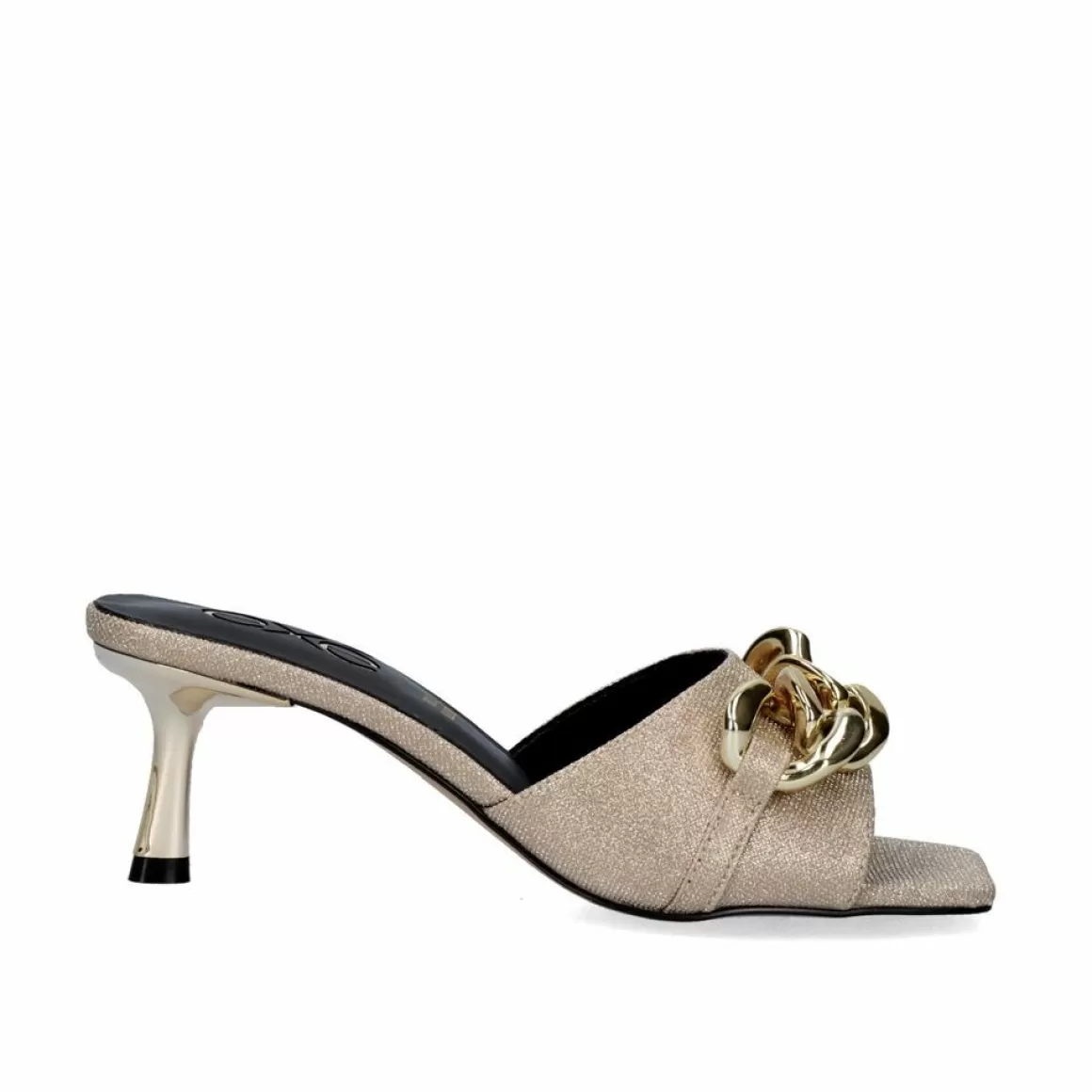 Exe Shoes Sandálias De Salto>Sandalia Salto Baixo Betta-300 Dorado
