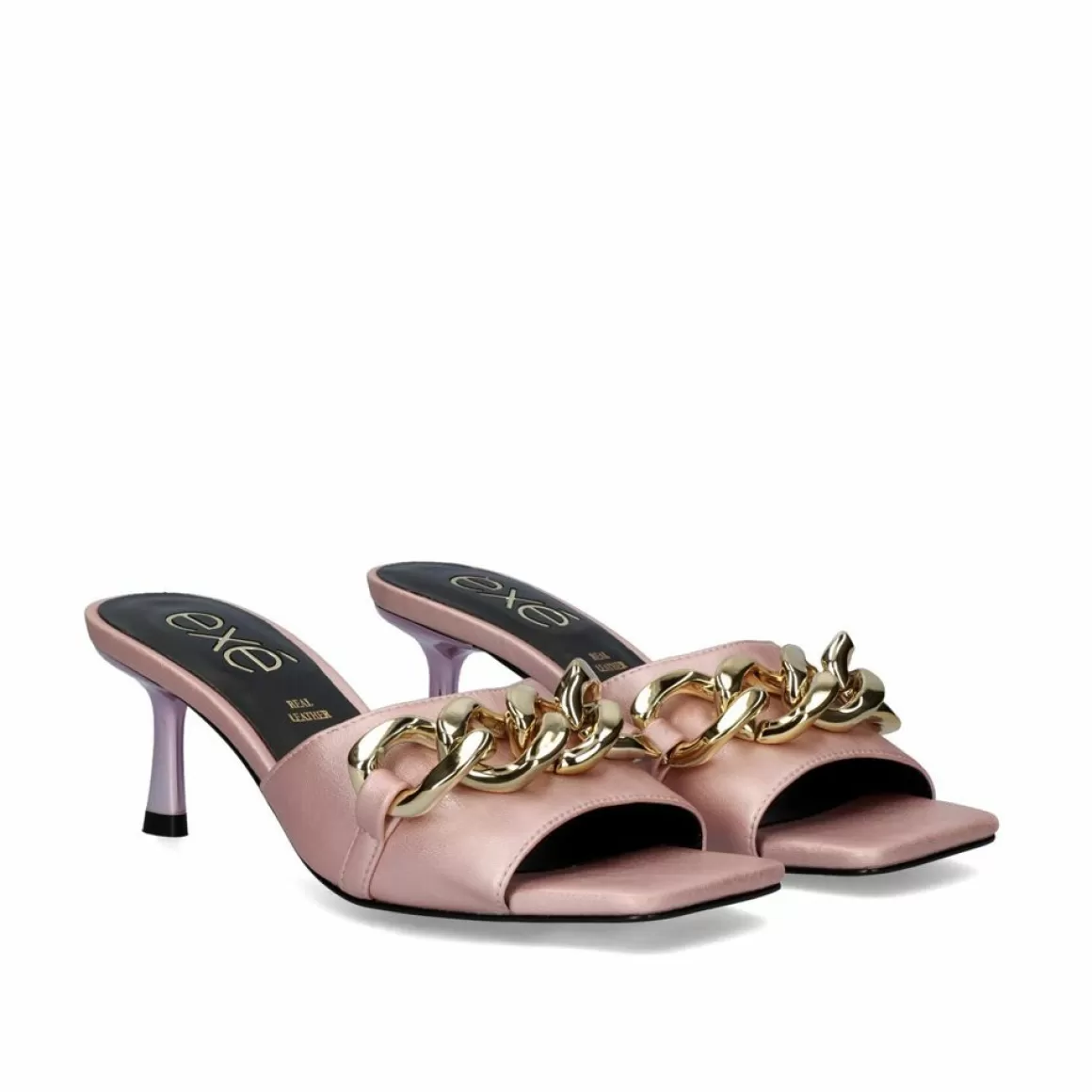 Exe Shoes Sandálias De Salto>Sandalia Salto Baixo Betta-300 Lilas