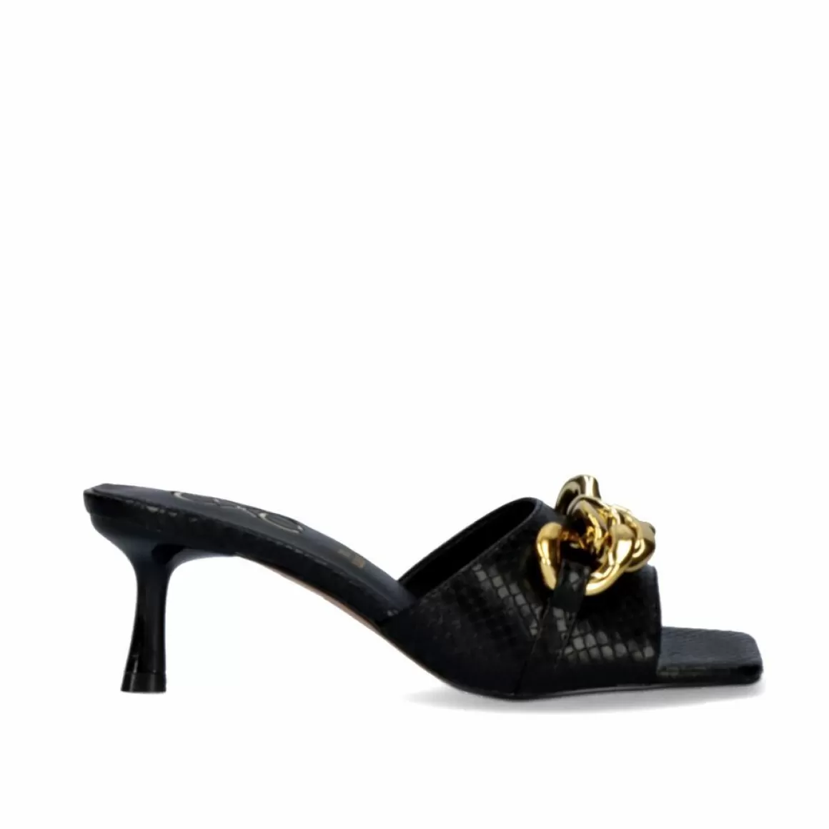 Exe Shoes Sandálias De Salto>Sandalia Salto Baixo Betta-300 Preto