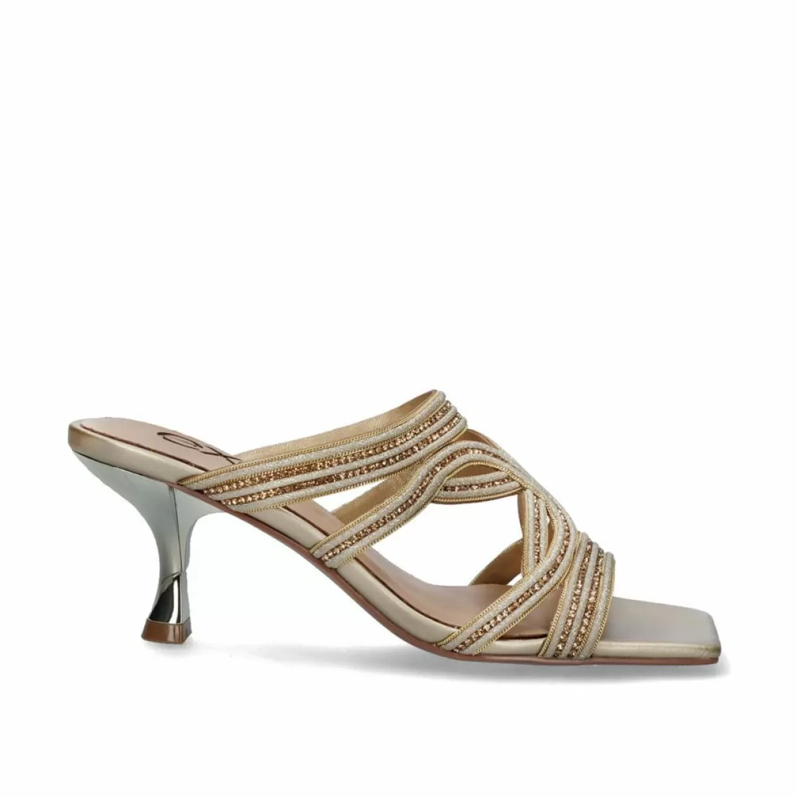 Exe Shoes Sandálias De Salto>Sandalia Salto Baixo Jennifer-126 Dourado