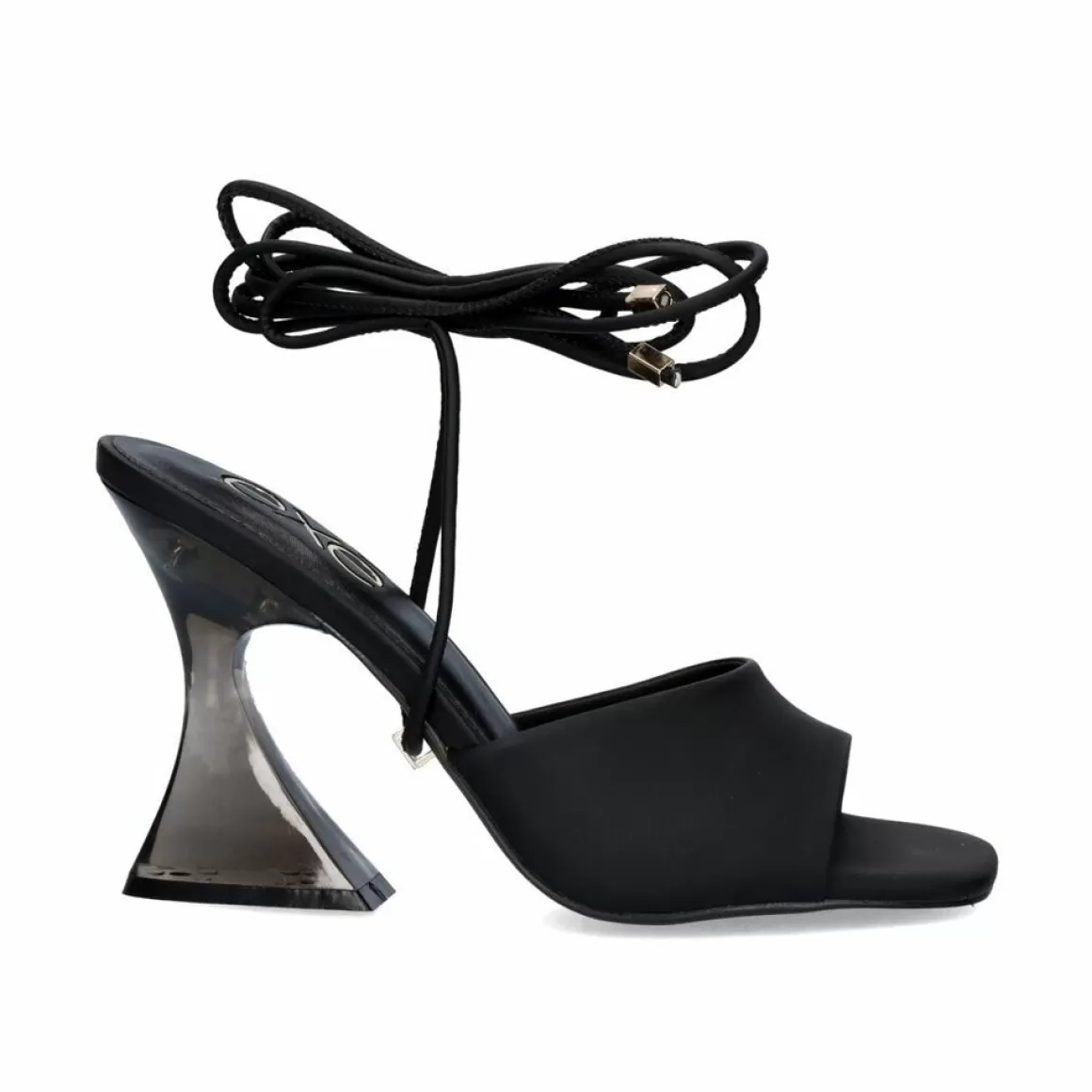 Exe Shoes Sandálias De Salto>Sandalia Salto De Cristal-706 Preto
