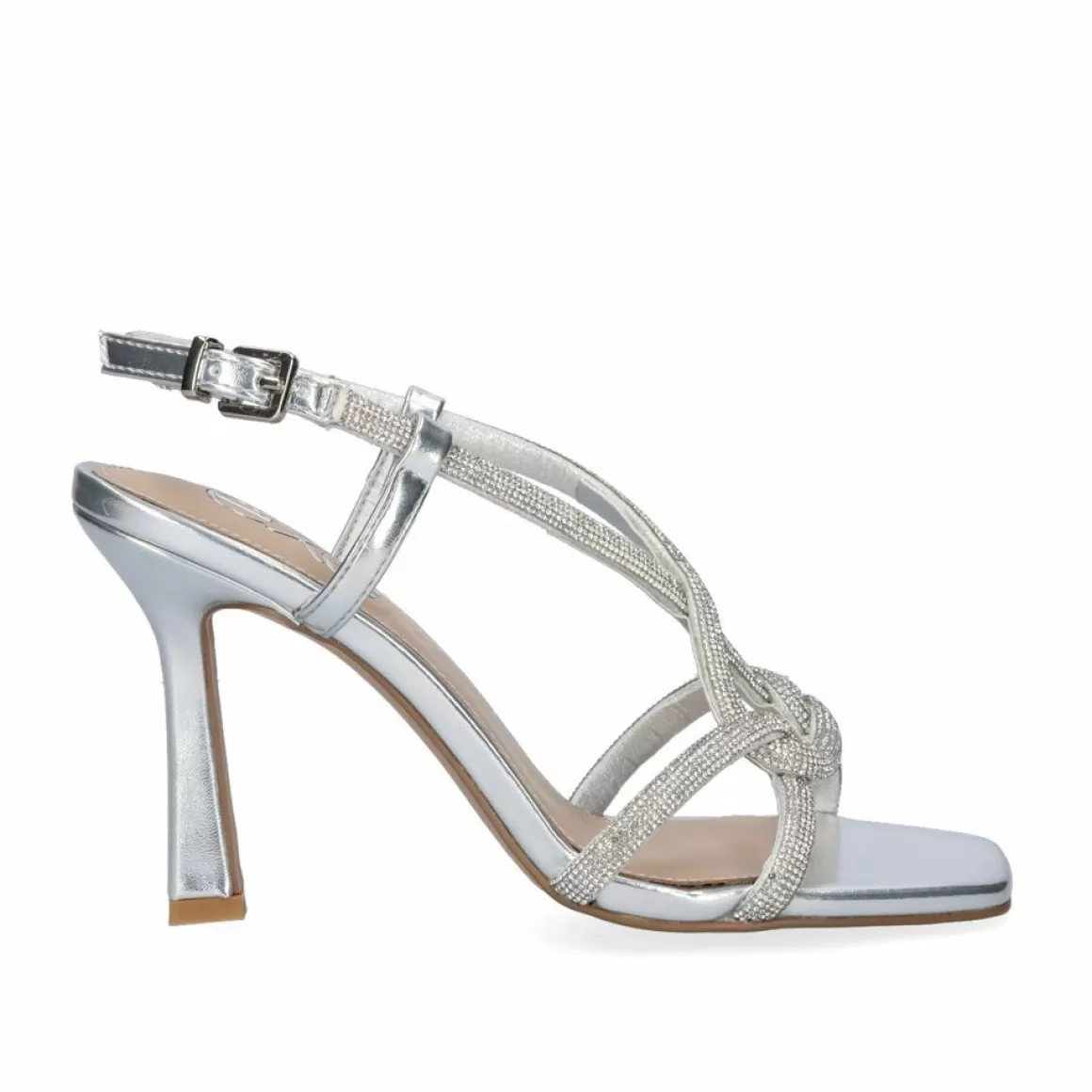 Exe Shoes Sandálias De Salto>Sandalia Salto Verao 2023 Ginger-492 Prata