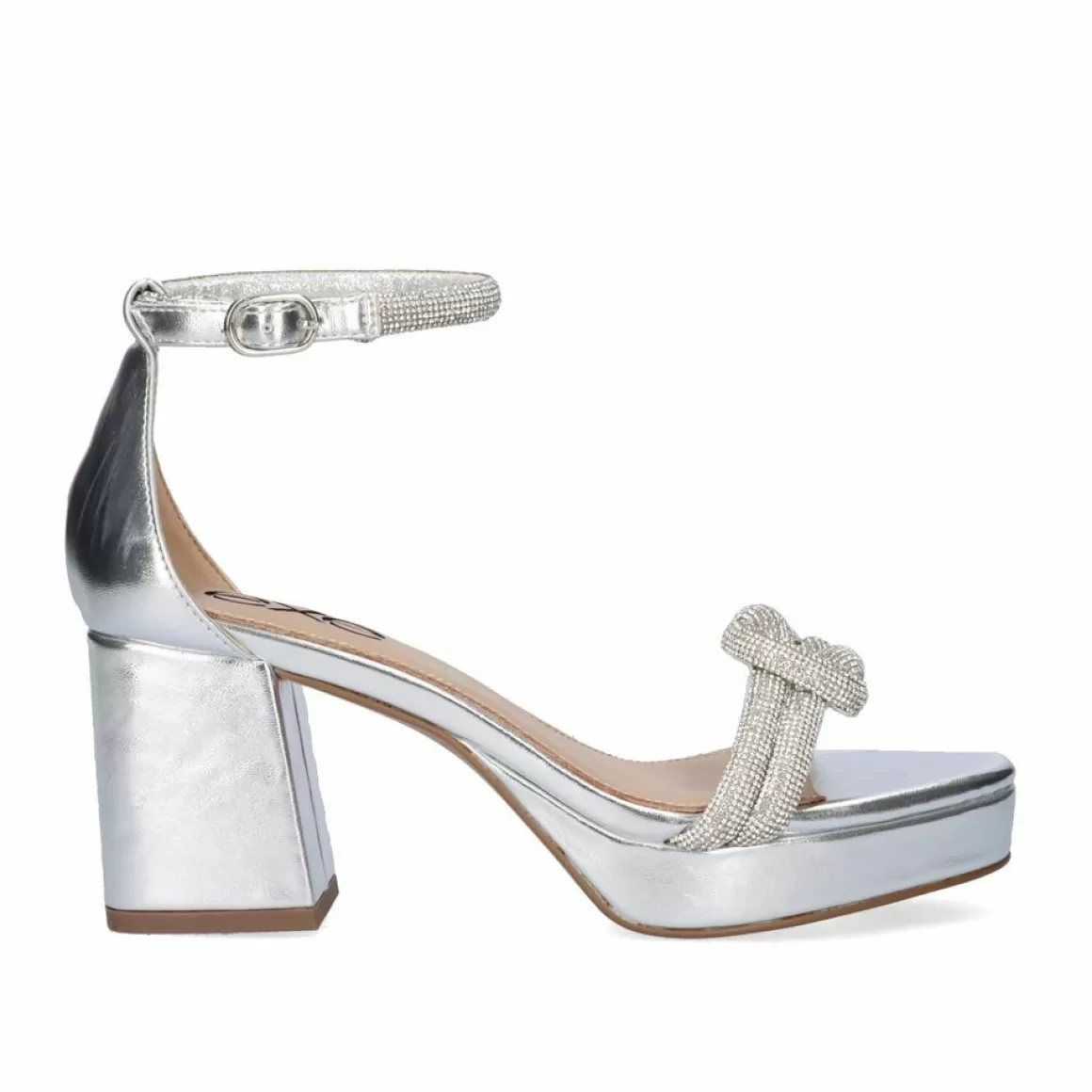 Exe Shoes Sandálias De Salto>Sandalia Salto Verao 2023 Lina-220 Prata